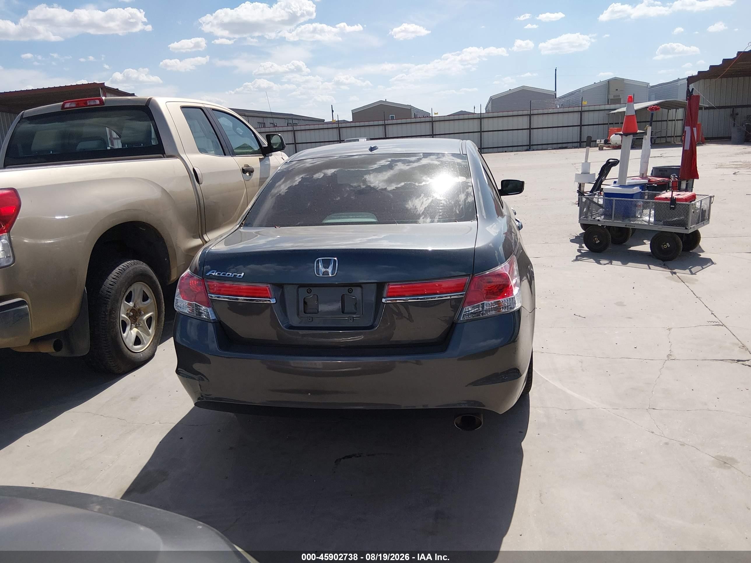 2012 Honda Accord 2.4 Ex-l Gray vin: 1HGCP2F83CA097938