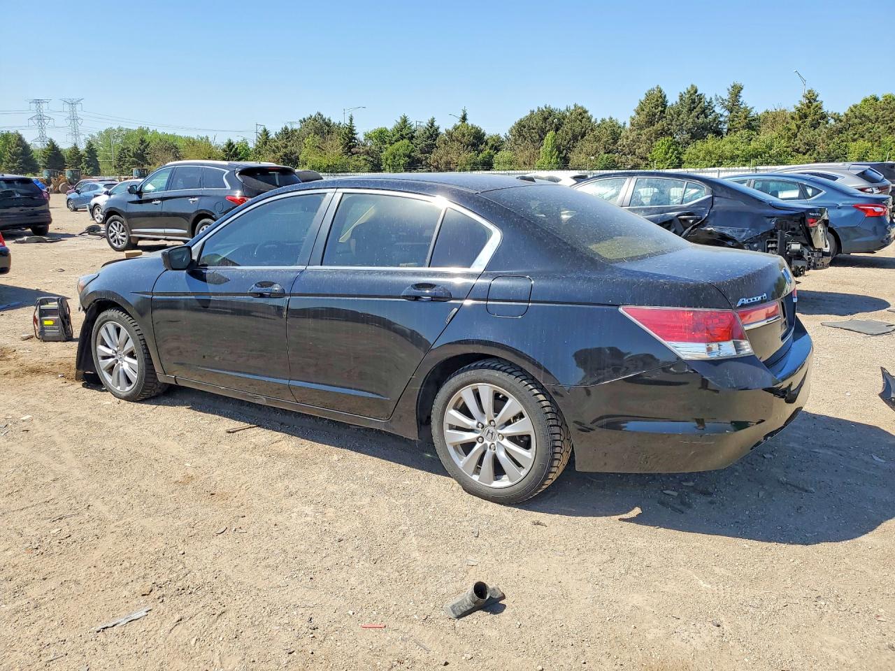 2012 Honda Accord Exl Black vin: 1HGCP2F83CA171763