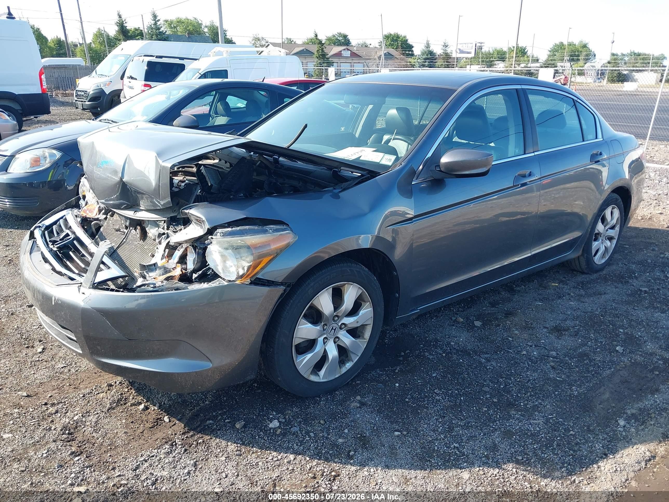 2010 Honda Accord 2.4 Ex-l Gray vin: 1HGCP2F84AA004759