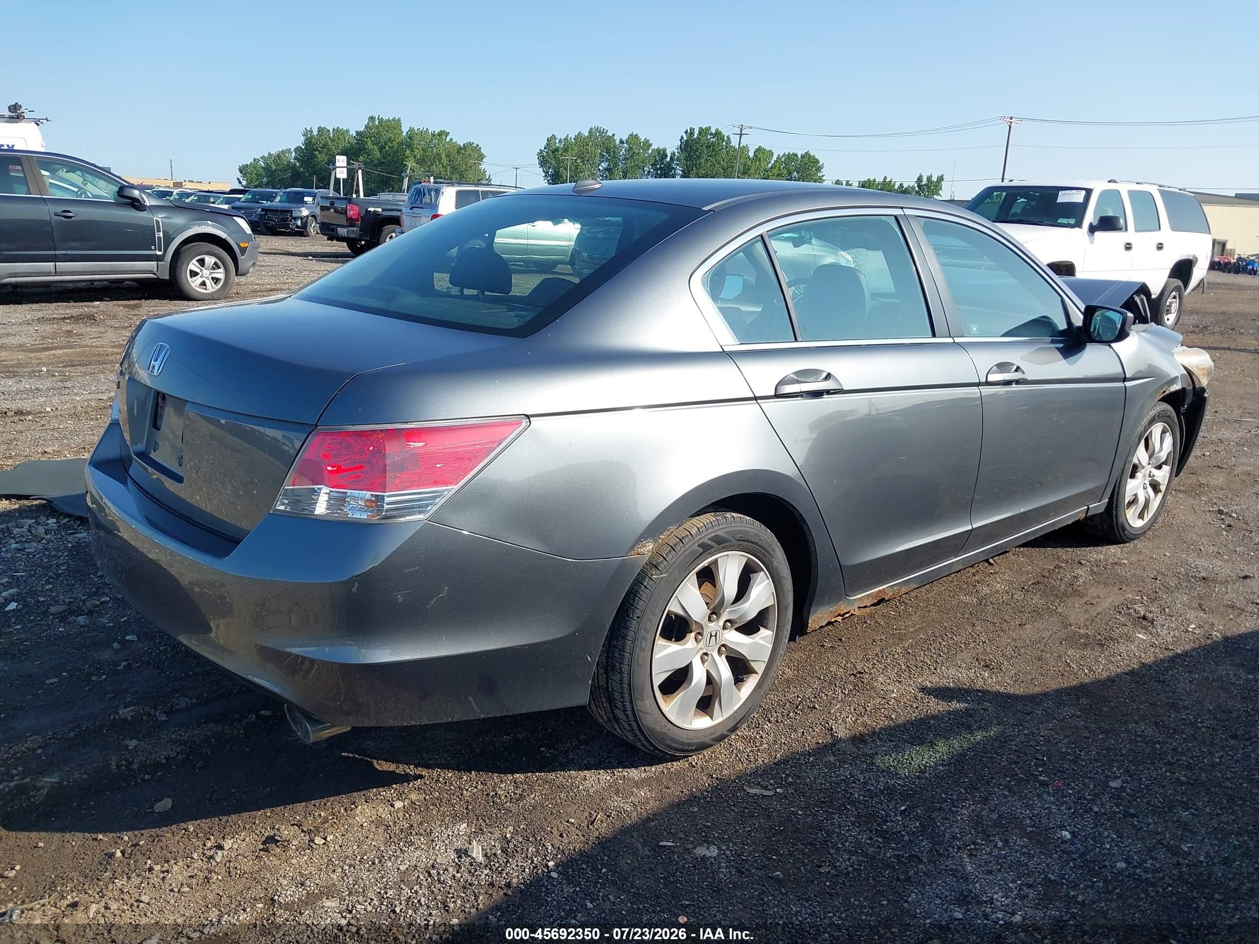 2010 Honda Accord 2.4 Ex-l Gray vin: 1HGCP2F84AA004759