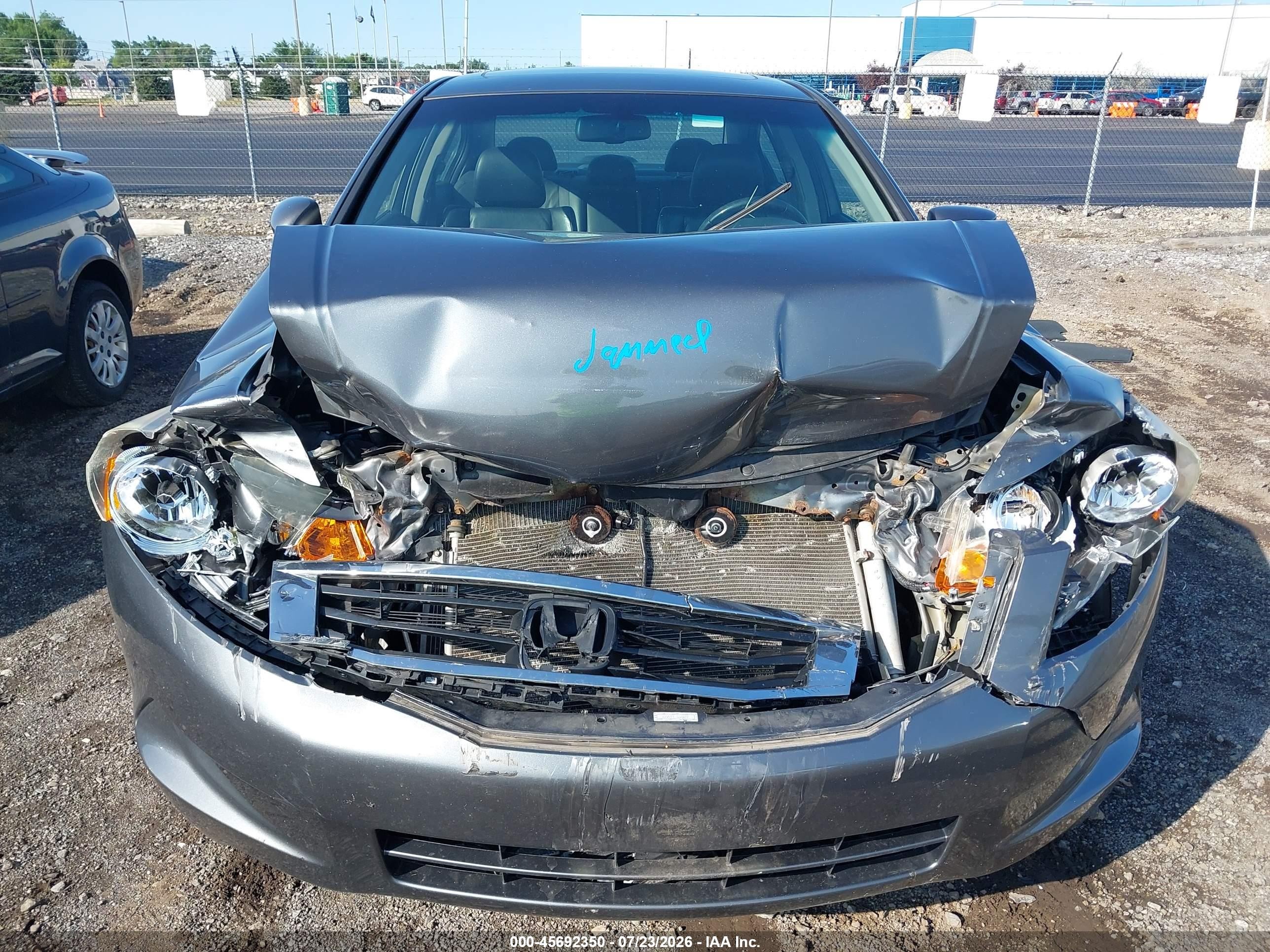 2010 Honda Accord 2.4 Ex-l Gray vin: 1HGCP2F84AA004759