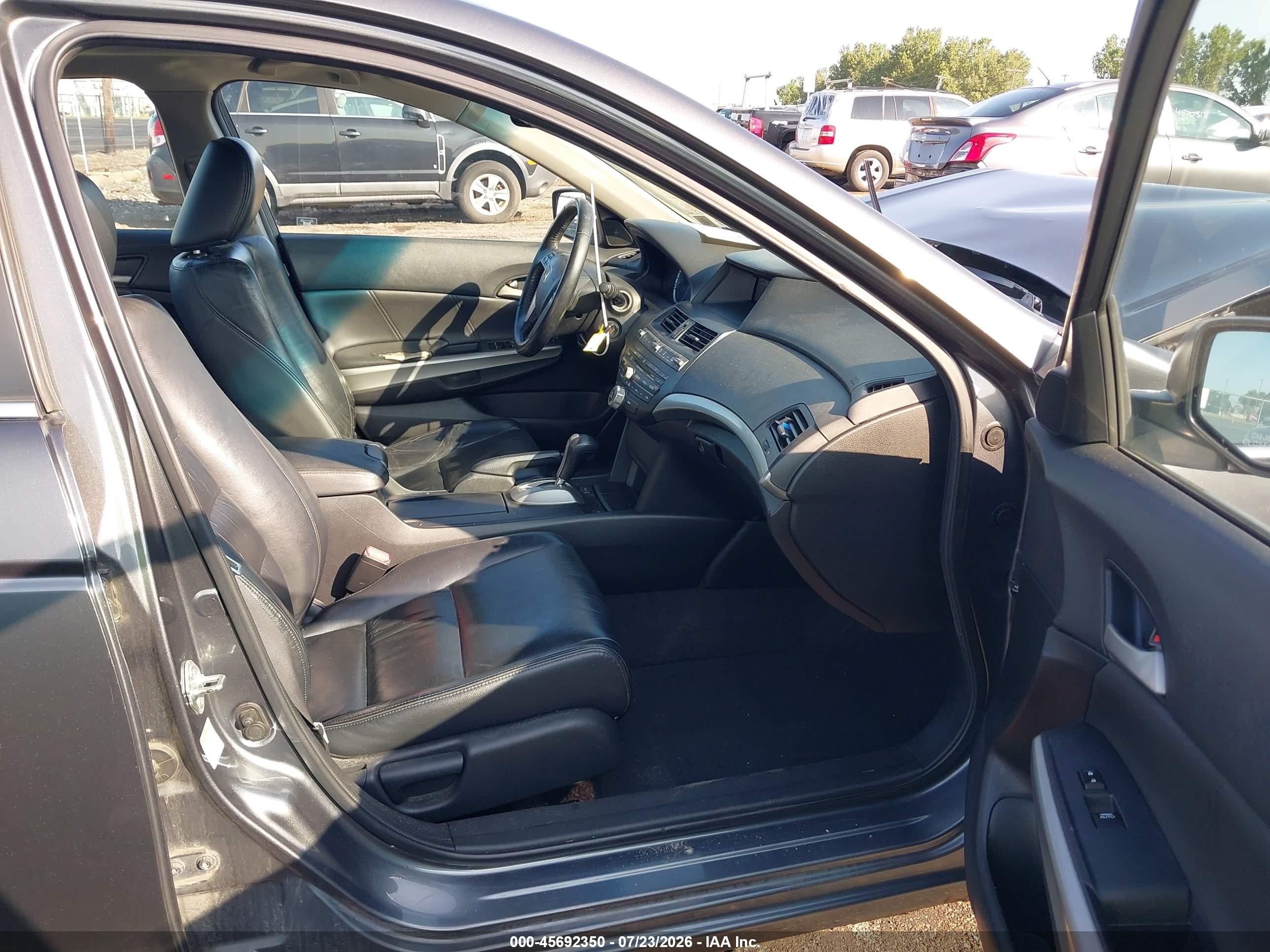 2010 Honda Accord 2.4 Ex-l Gray vin: 1HGCP2F84AA004759