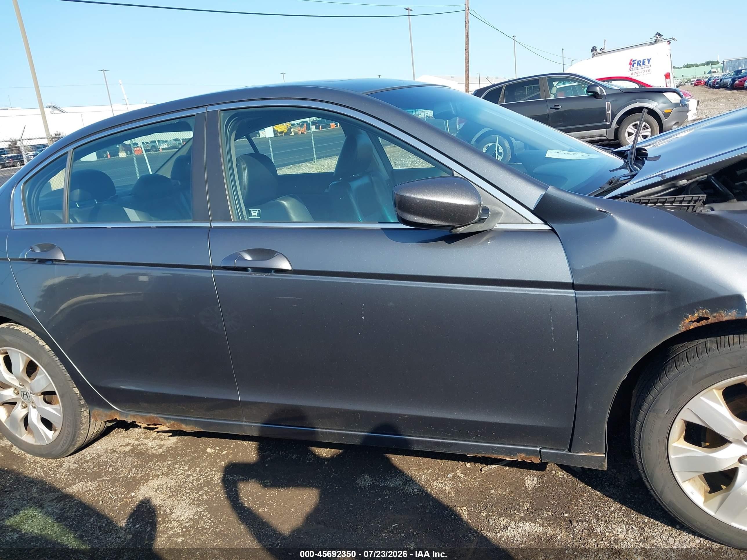 2010 Honda Accord 2.4 Ex-l Gray vin: 1HGCP2F84AA004759