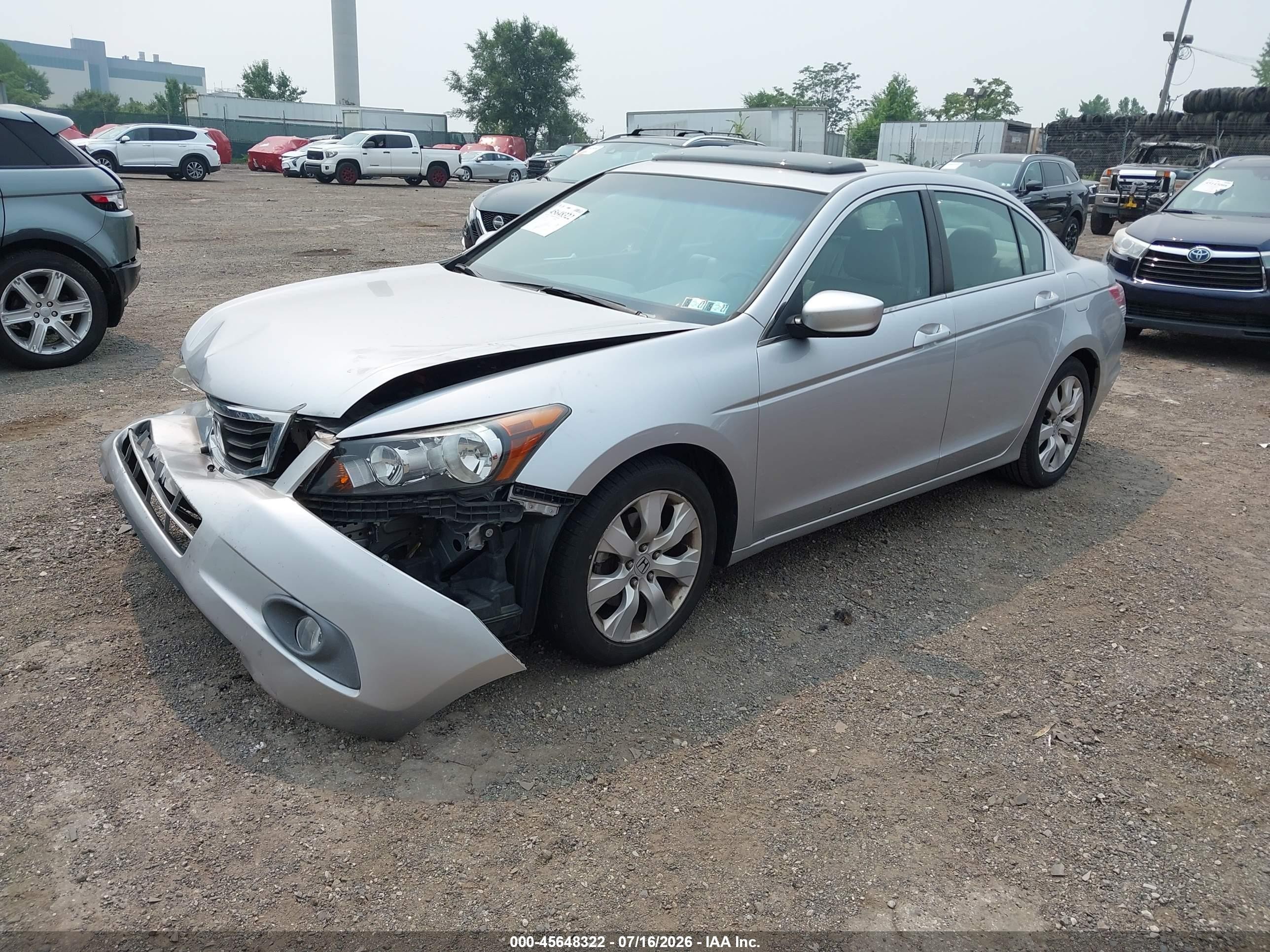 2010 Honda Accord 2.4 Ex-l Серебряный vin: 1HGCP2F84AA007001