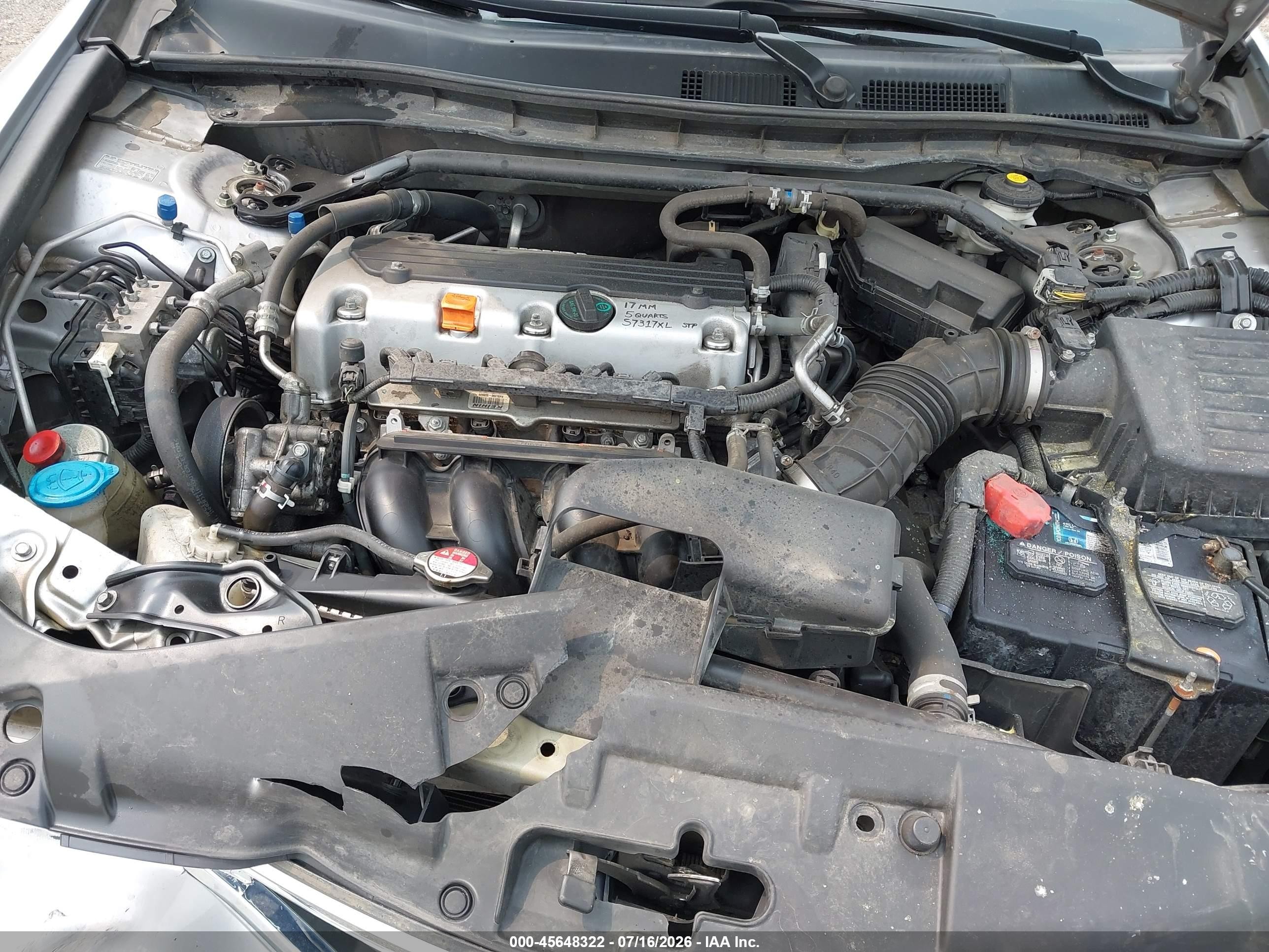 2010 Honda Accord 2.4 Ex-l Серебряный vin: 1HGCP2F84AA007001
