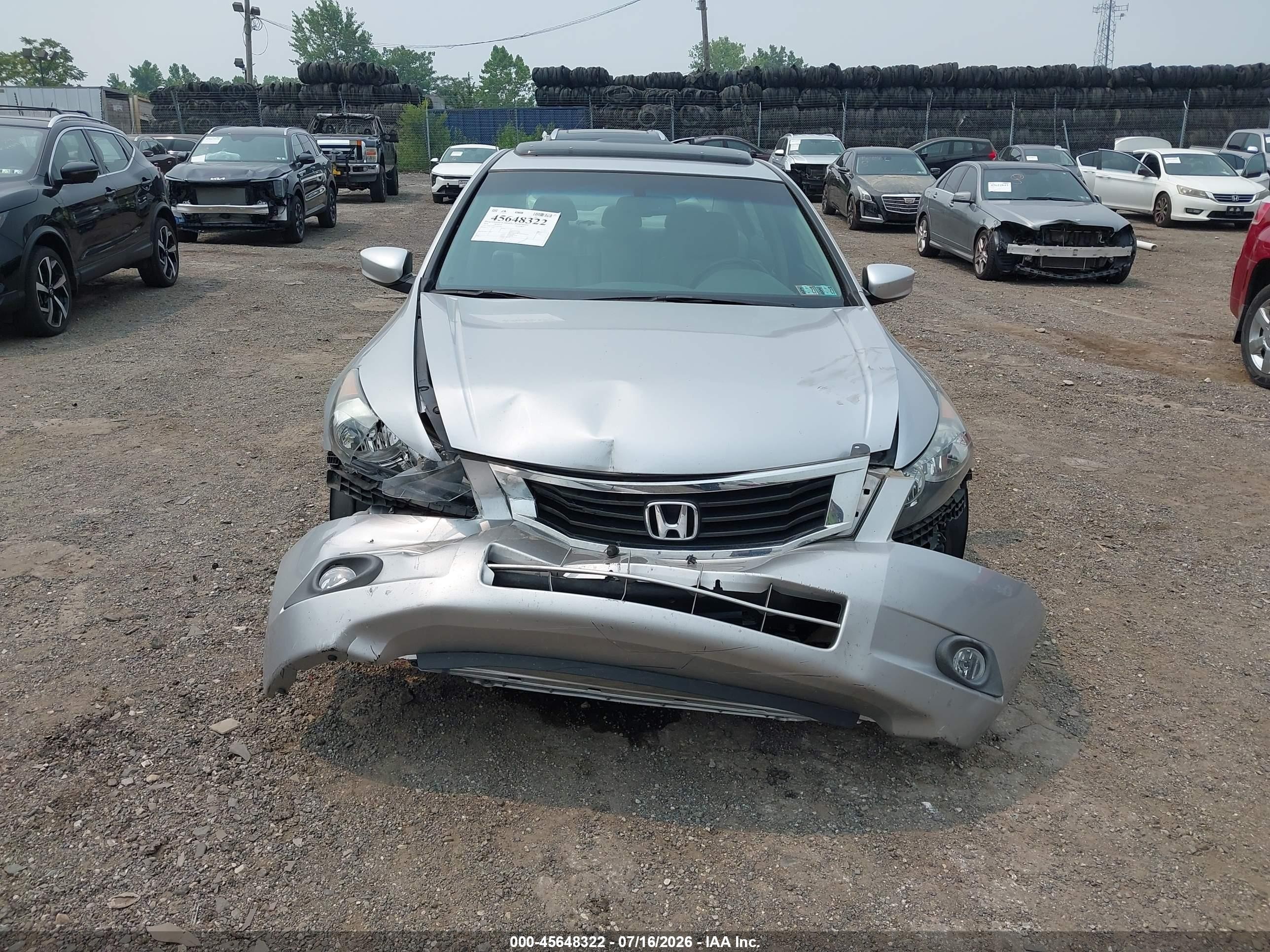 2010 Honda Accord 2.4 Ex-l Серебряный vin: 1HGCP2F84AA007001