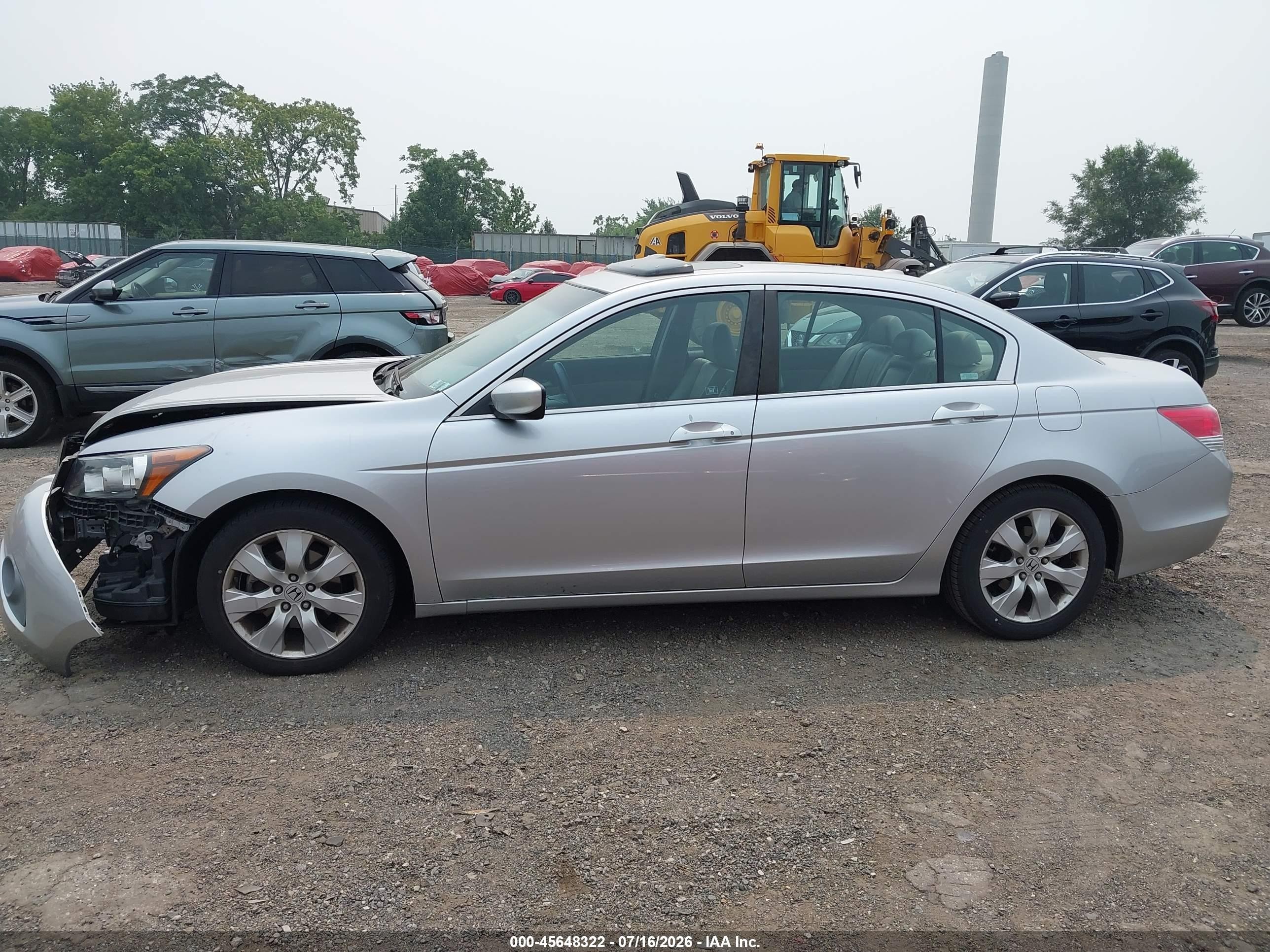 2010 Honda Accord 2.4 Ex-l Серебряный vin: 1HGCP2F84AA007001