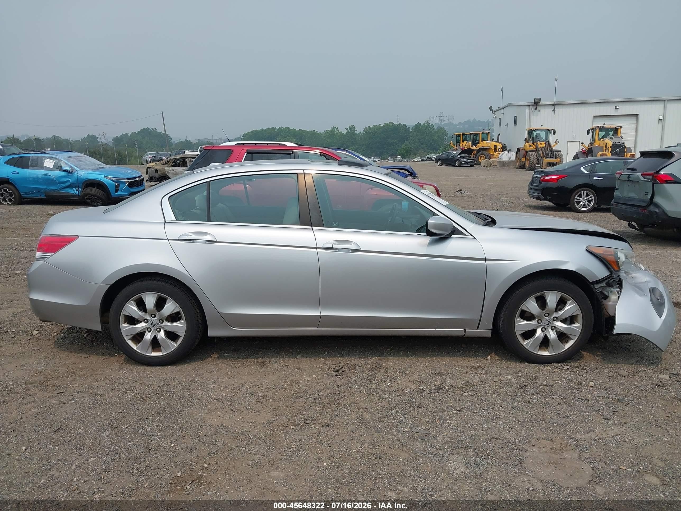 2010 Honda Accord 2.4 Ex-l Серебряный vin: 1HGCP2F84AA007001