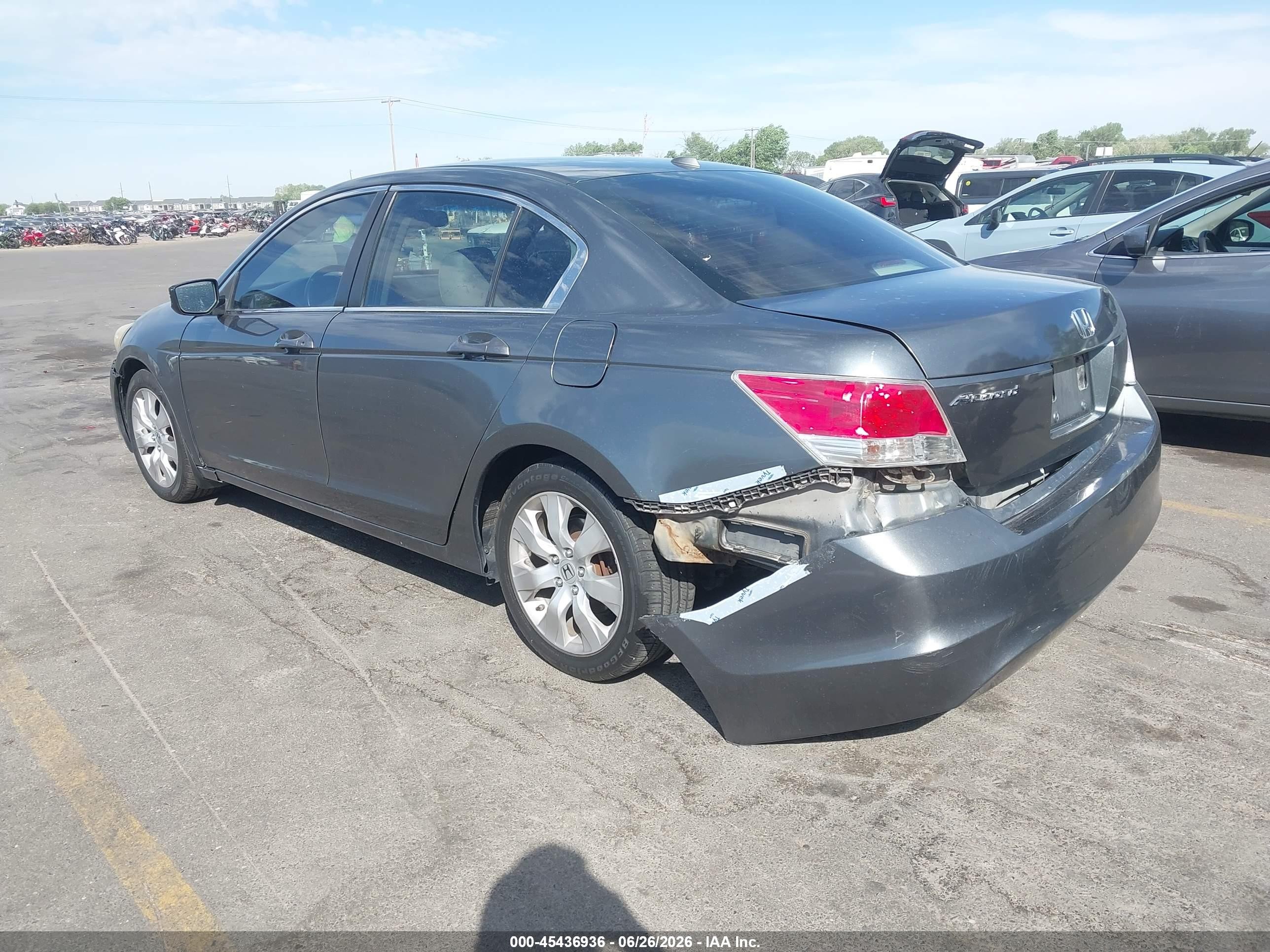 2010 Honda Accord 2.4 Ex-l Gray vin: 1HGCP2F84AA012098