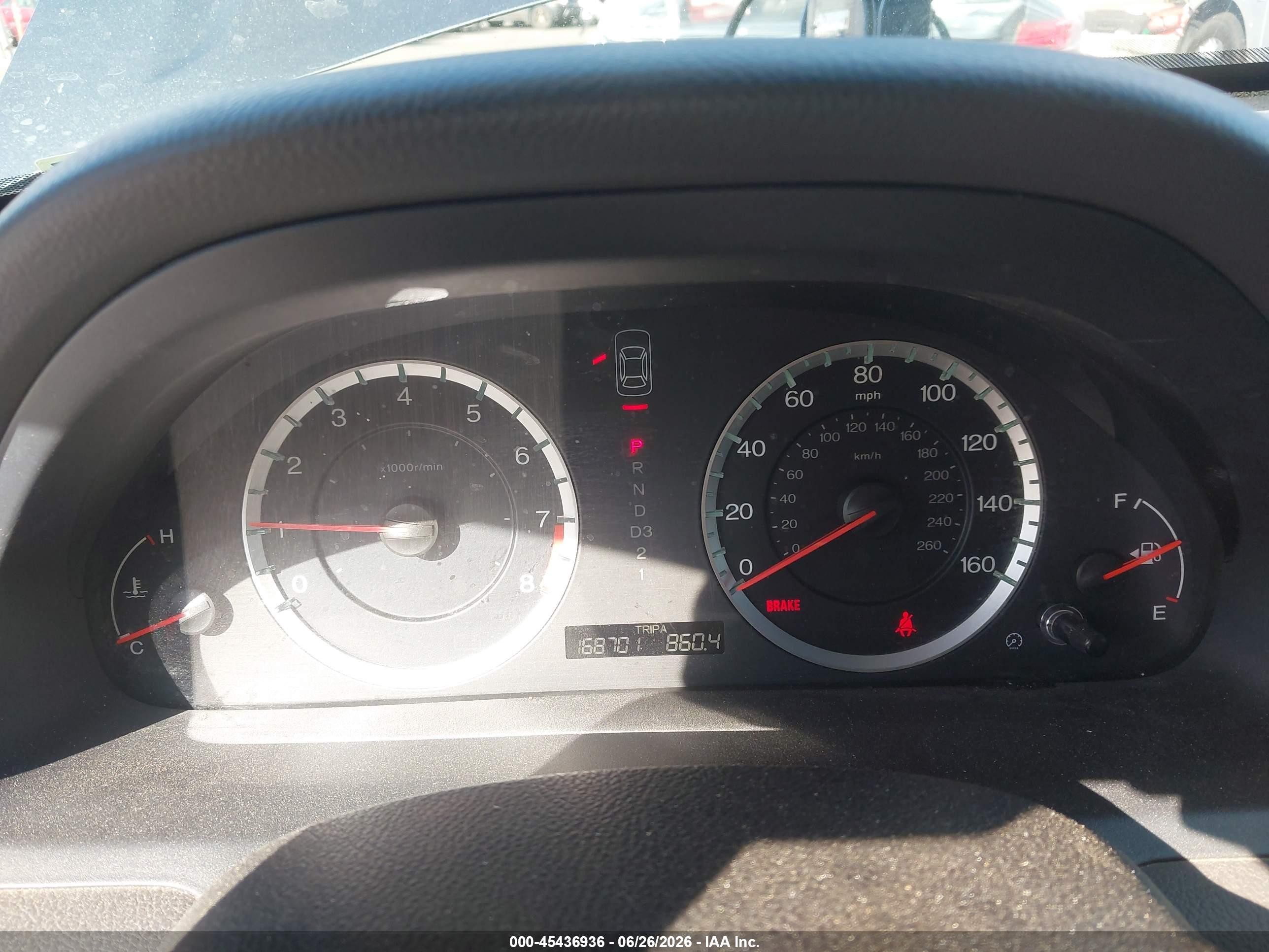 2010 Honda Accord 2.4 Ex-l Gray vin: 1HGCP2F84AA012098