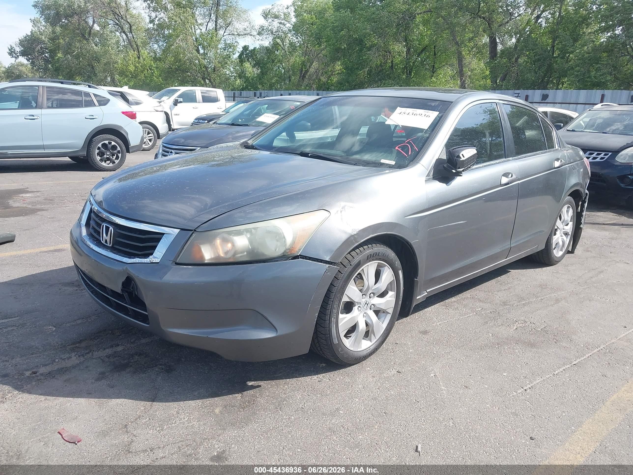 2010 Honda Accord 2.4 Ex-l Gray vin: 1HGCP2F84AA012098