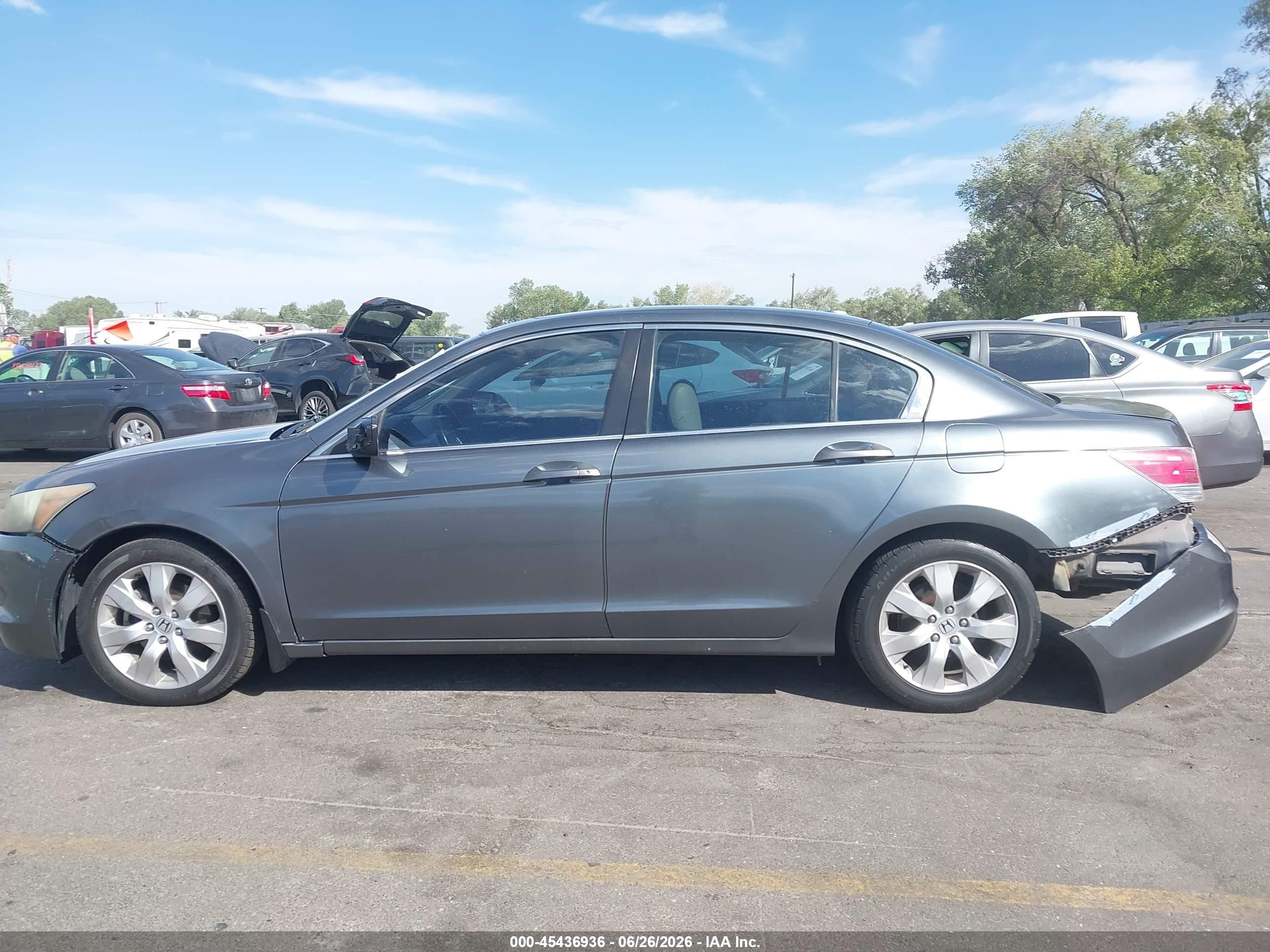 2010 Honda Accord 2.4 Ex-l Gray vin: 1HGCP2F84AA012098
