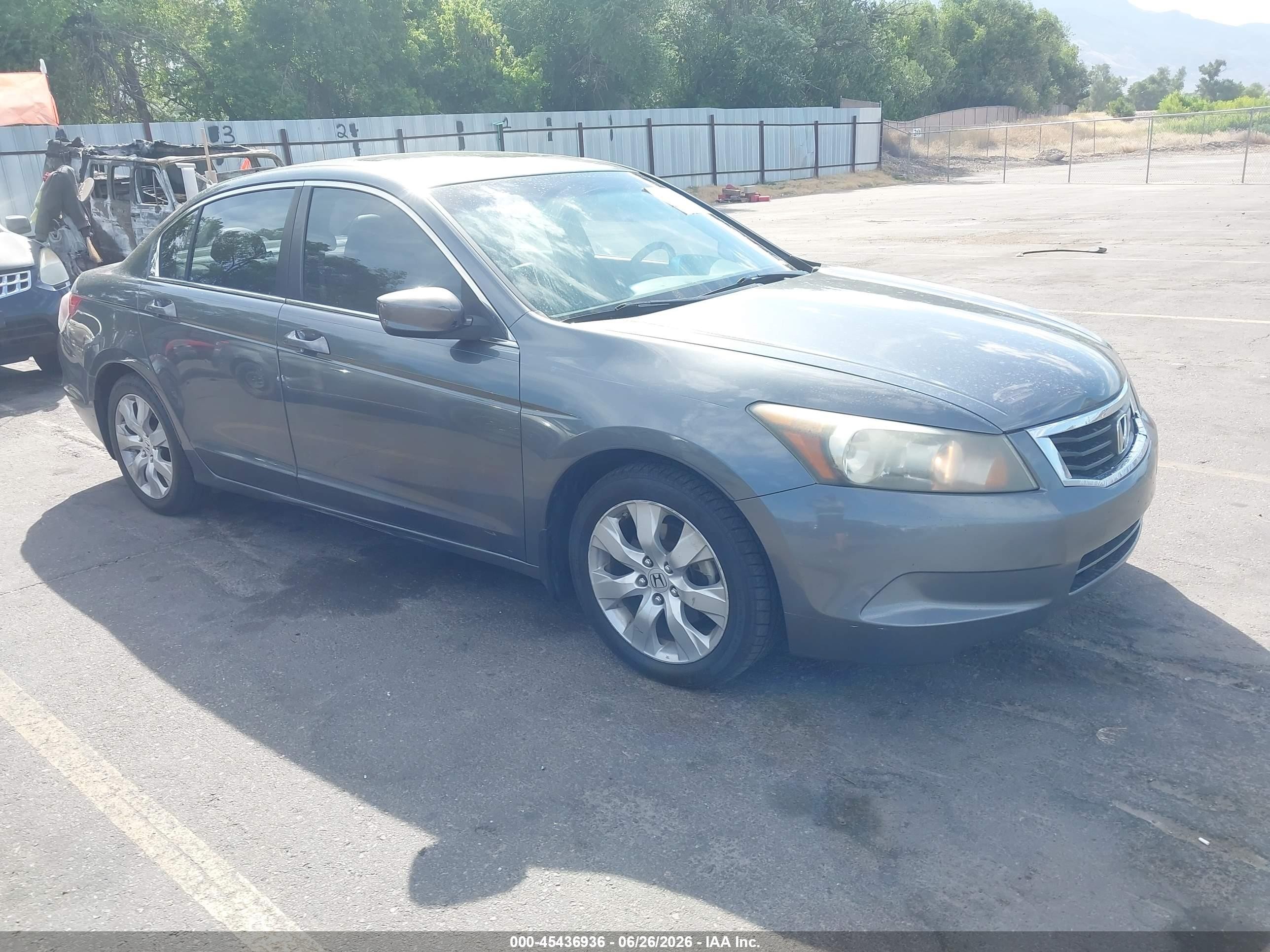 2010 Honda Accord 2.4 Ex-l Gray vin: 1HGCP2F84AA012098