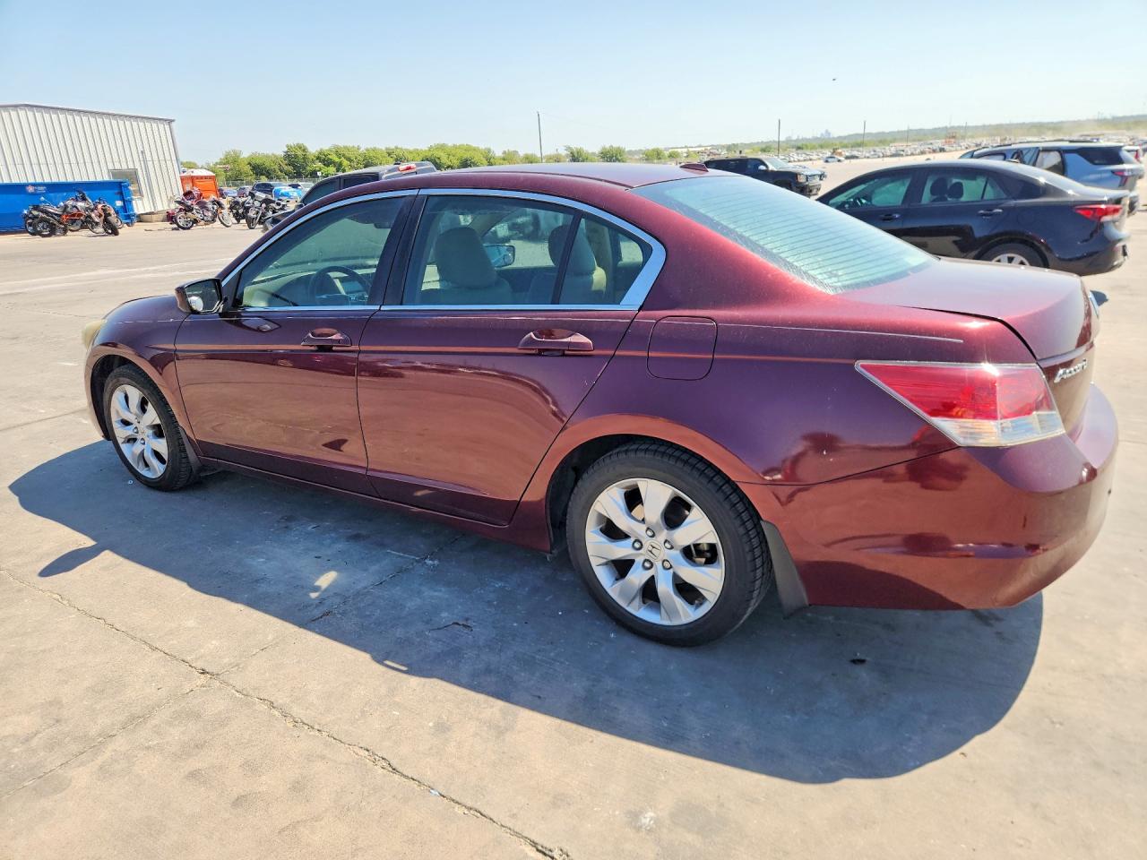 2010 Honda Accord Exl Burgundy vin: 1HGCP2F84AA033873