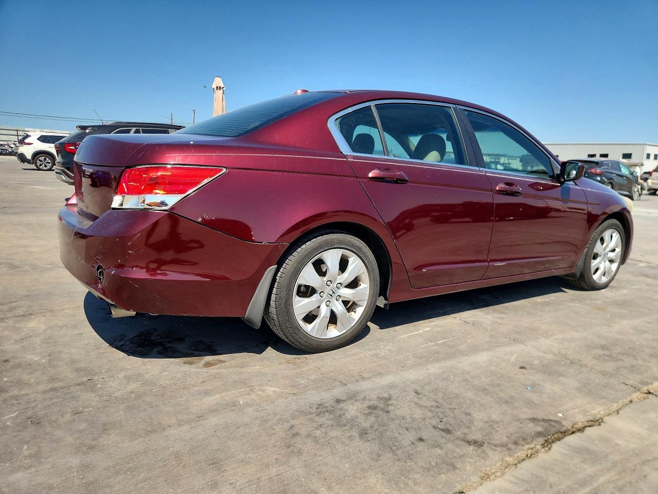 2010 Honda Accord Exl Burgundy vin: 1HGCP2F84AA033873