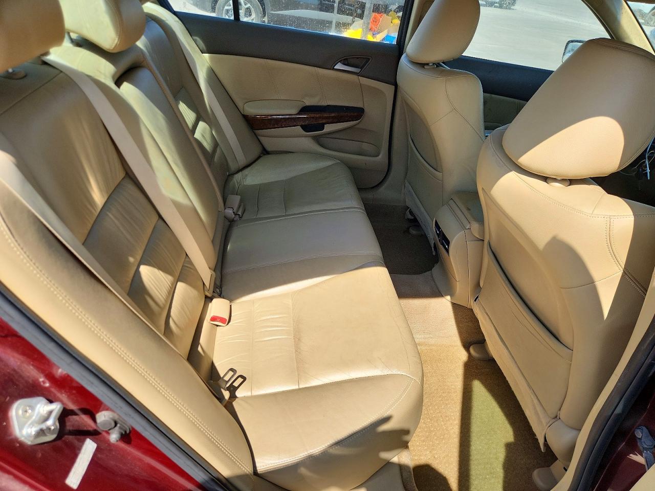 2010 Honda Accord Exl Burgundy vin: 1HGCP2F84AA033873