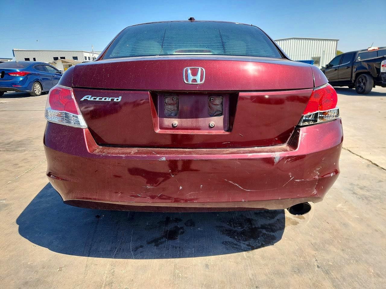 2010 Honda Accord Exl Burgundy vin: 1HGCP2F84AA033873