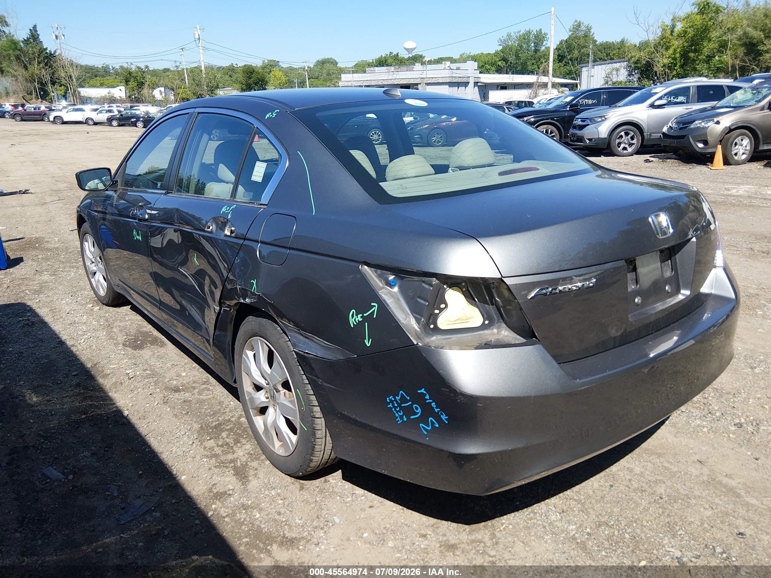 2010 Honda Accord 2.4 Ex-l Gray vin: 1HGCP2F84AA034408
