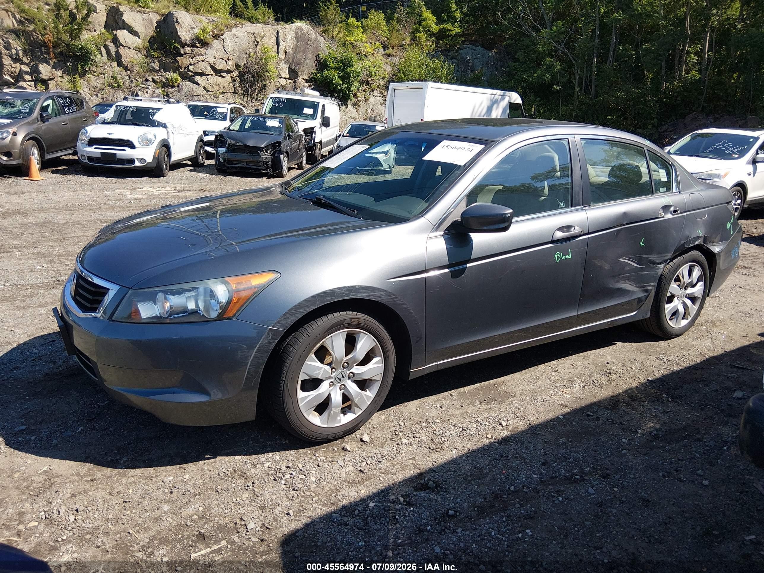 2010 Honda Accord 2.4 Ex-l Gray vin: 1HGCP2F84AA034408