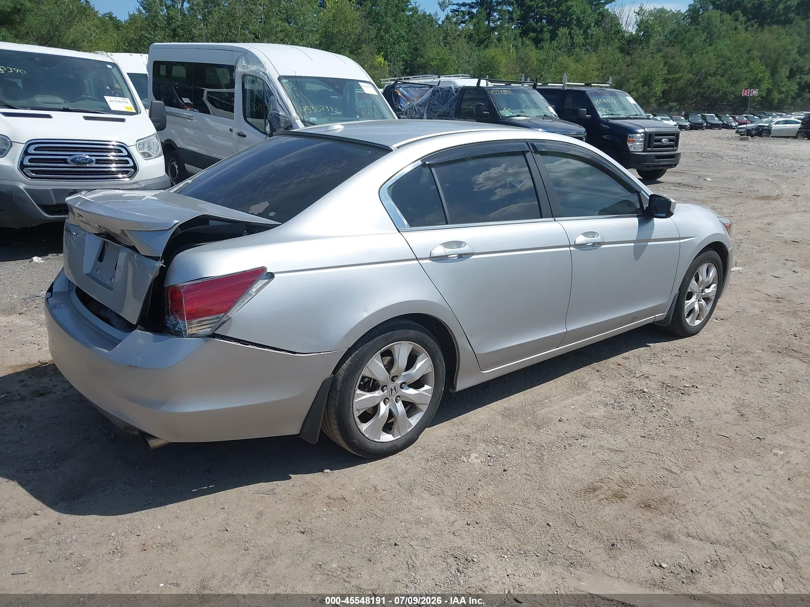 2010 Honda Accord 2.4 Ex-l Silver vin: 1HGCP2F84AA036398
