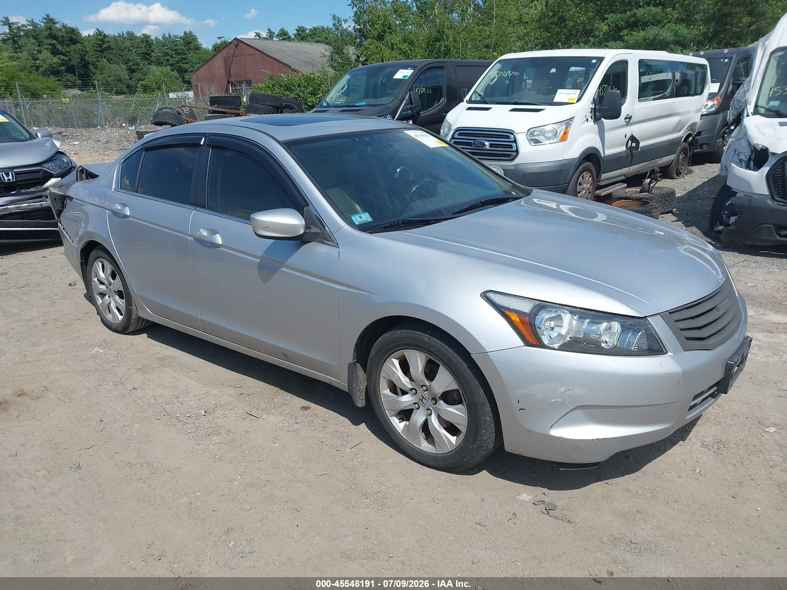 2010 Honda Accord 2.4 Ex-l Silver vin: 1HGCP2F84AA036398