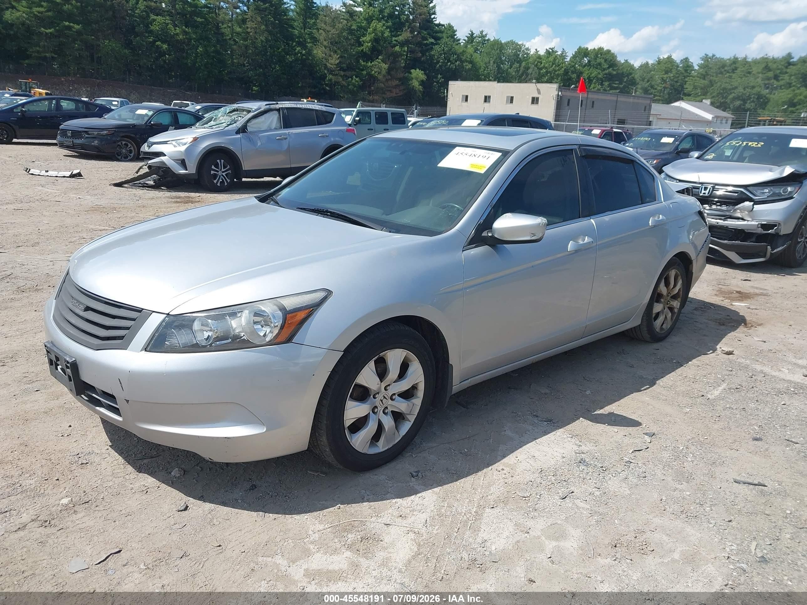 2010 Honda Accord 2.4 Ex-l Silver vin: 1HGCP2F84AA036398