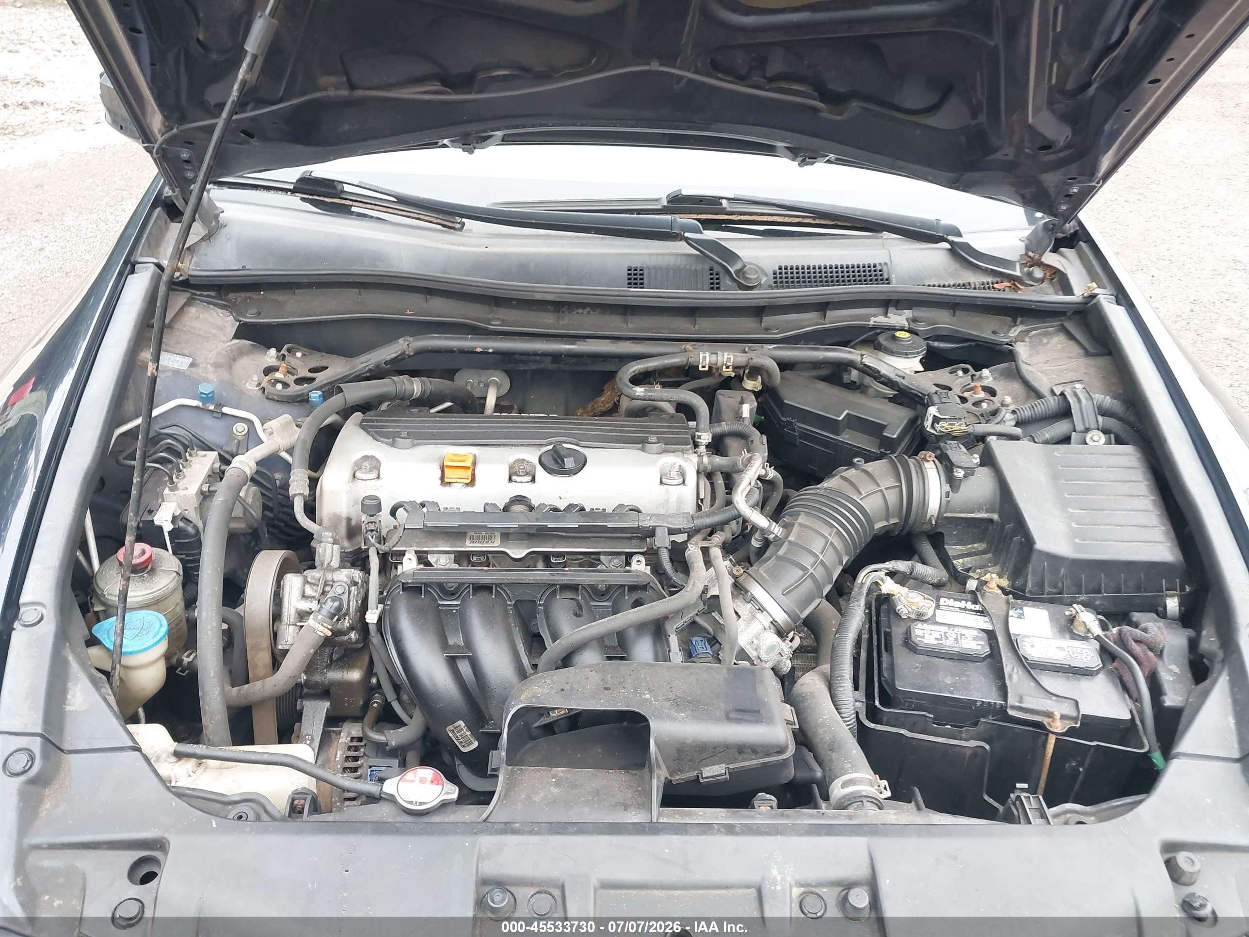 2010 Honda Accord 2.4 Ex-l Blue vin: 1HGCP2F84AA050799