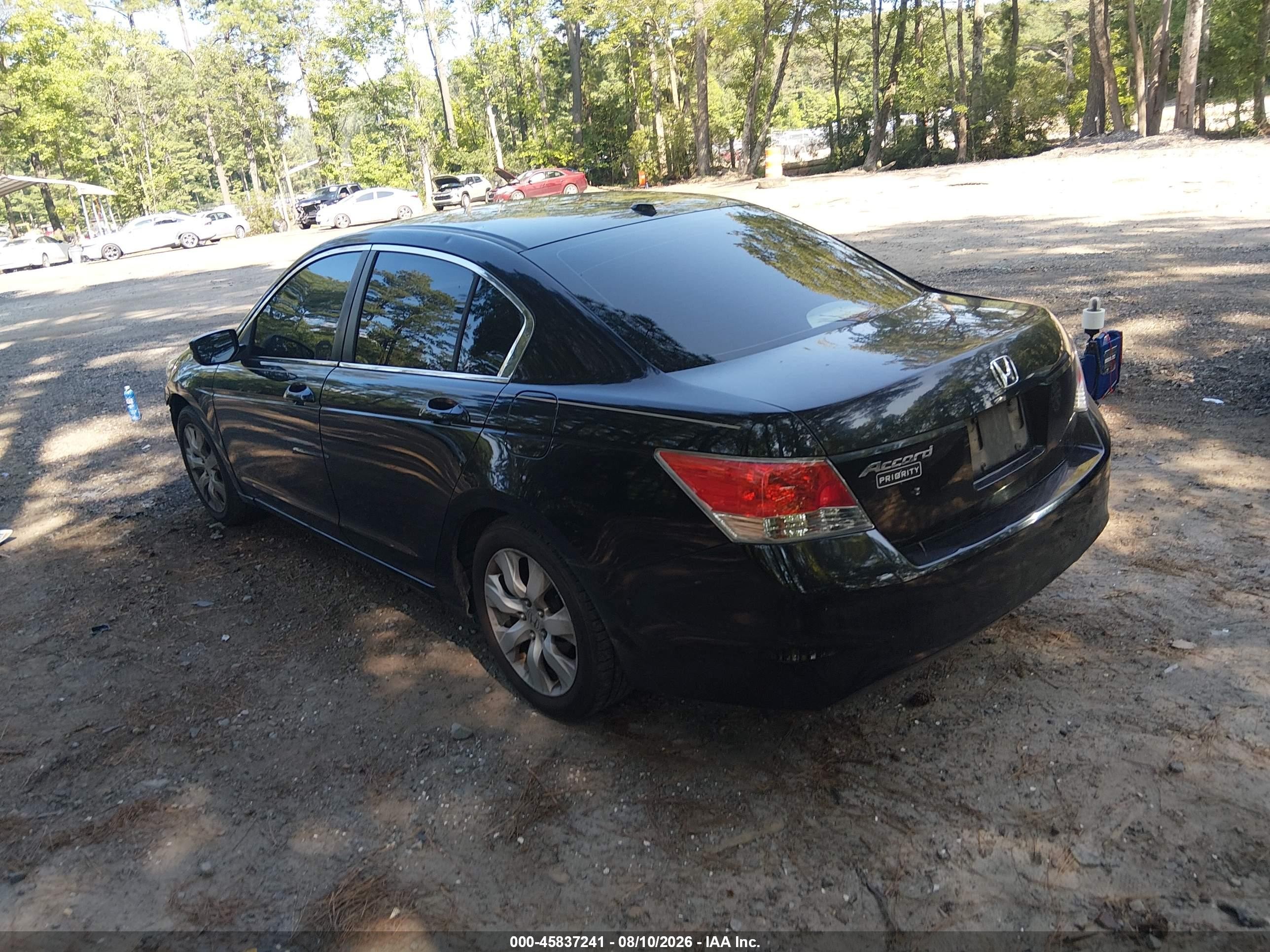 2010 Honda Accord 2.4 Ex-l Black vin: 1HGCP2F84AA060670