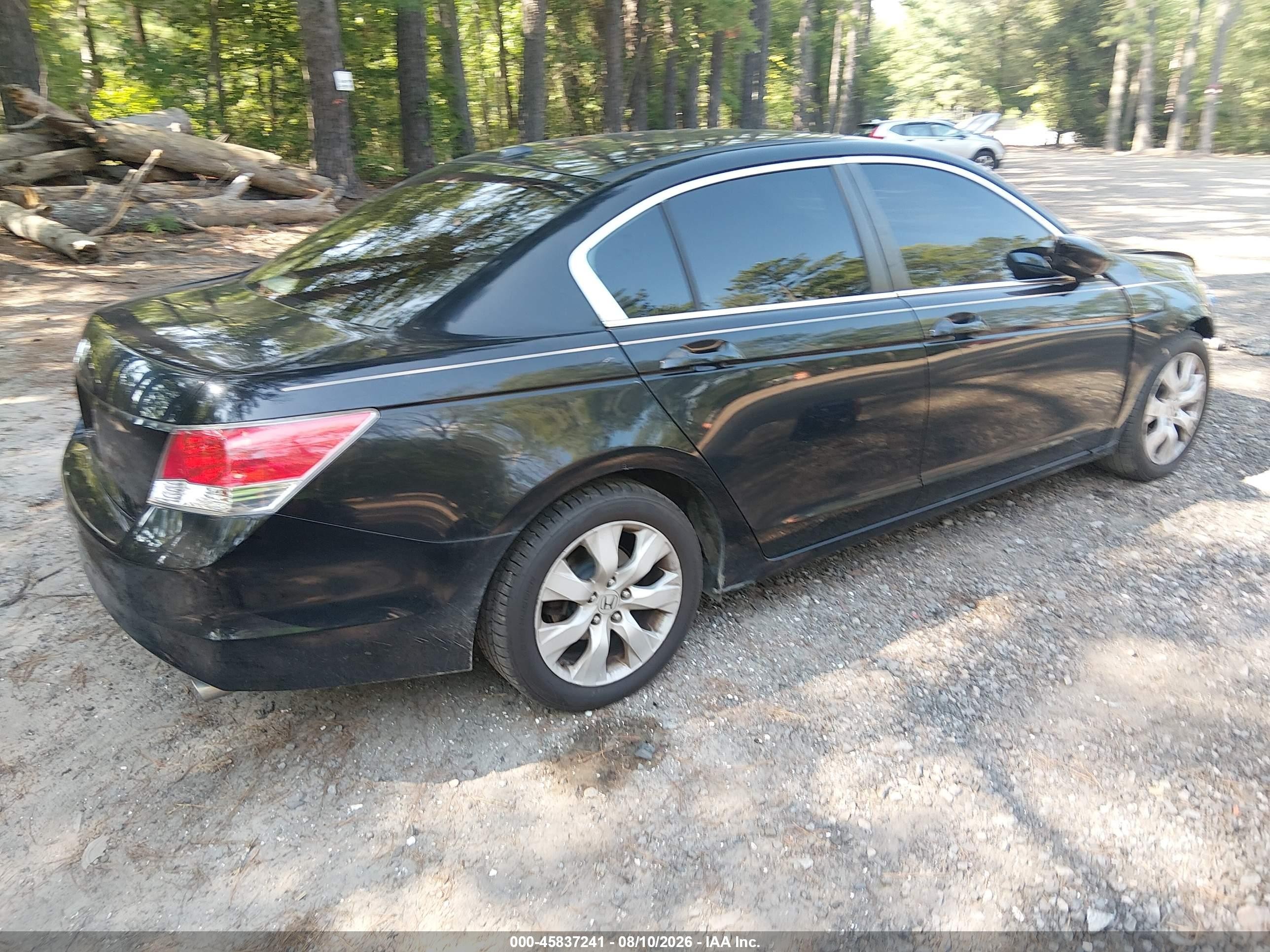 2010 Honda Accord 2.4 Ex-l Black vin: 1HGCP2F84AA060670