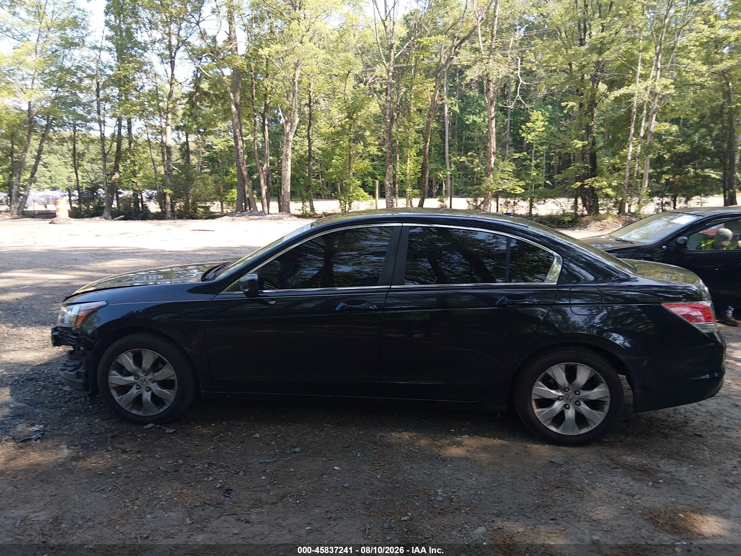 2010 Honda Accord 2.4 Ex-l Black vin: 1HGCP2F84AA060670