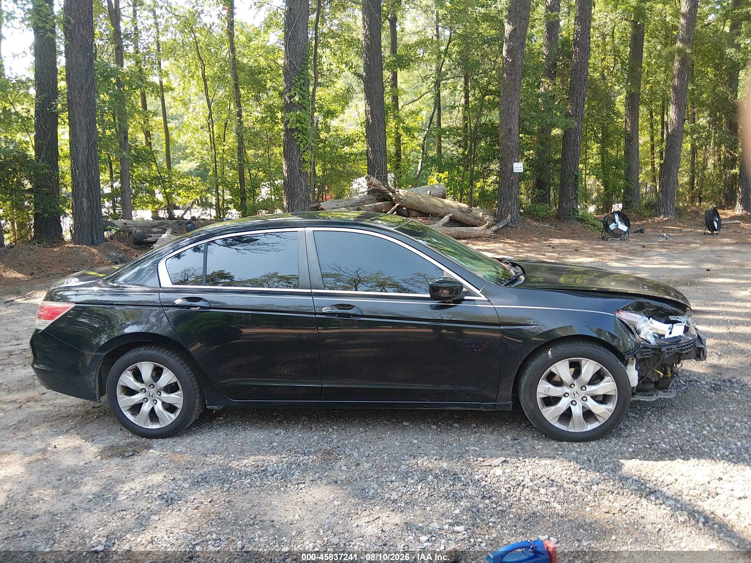 2010 Honda Accord 2.4 Ex-l Black vin: 1HGCP2F84AA060670