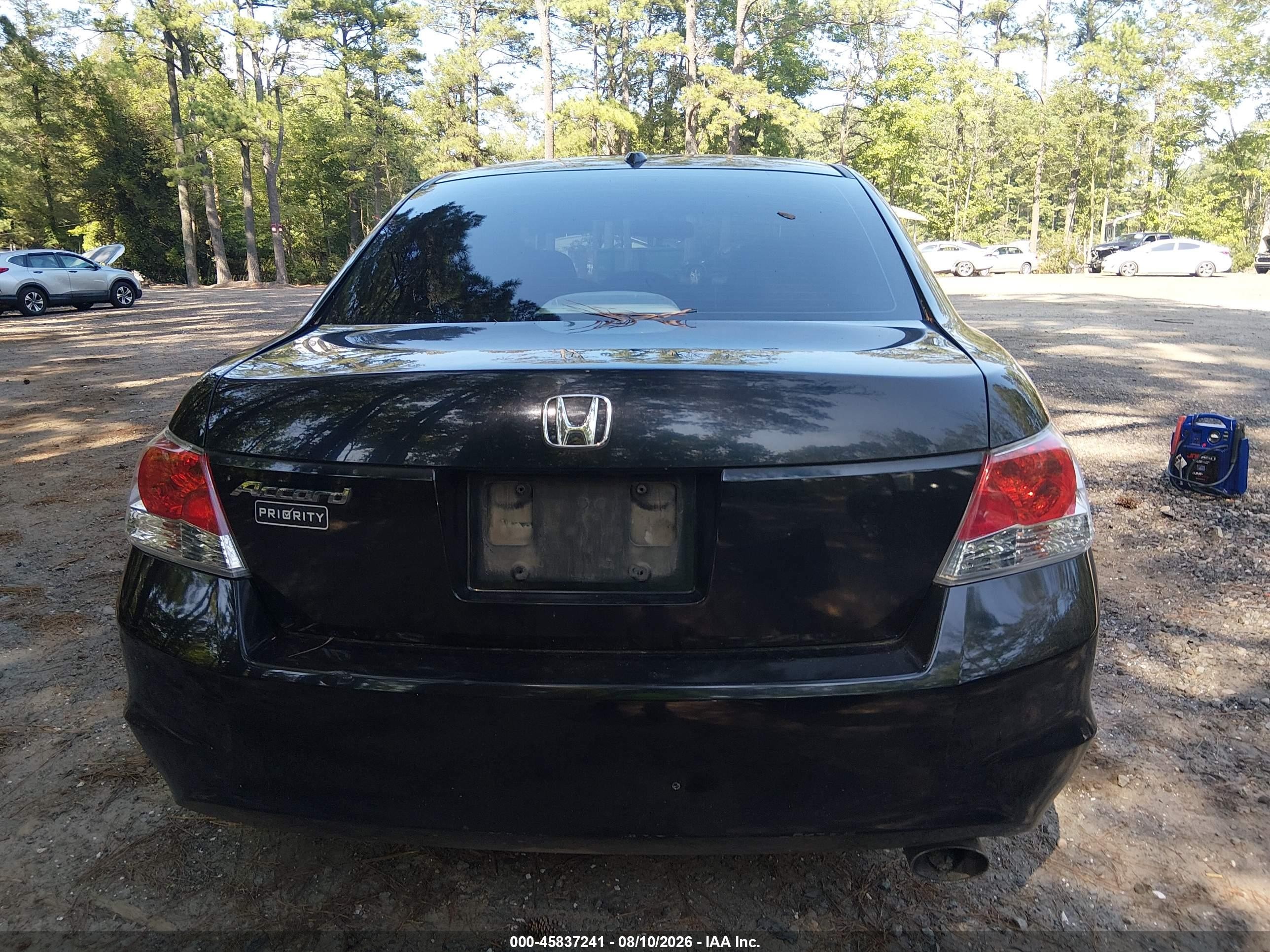 2010 Honda Accord 2.4 Ex-l Black vin: 1HGCP2F84AA060670
