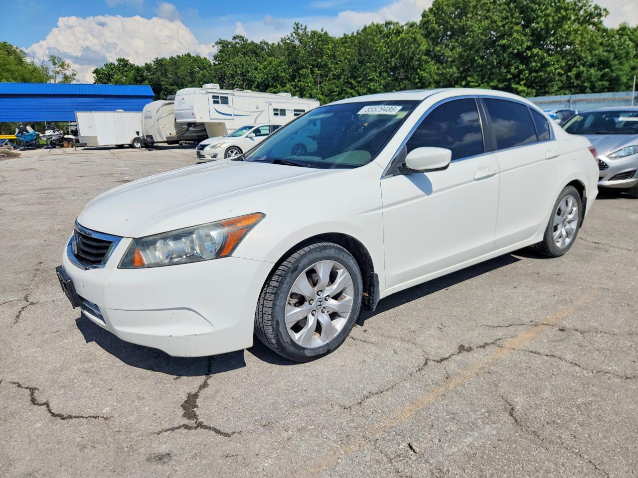 2010 Honda Accord Exl White vin: 1HGCP2F84AA062192