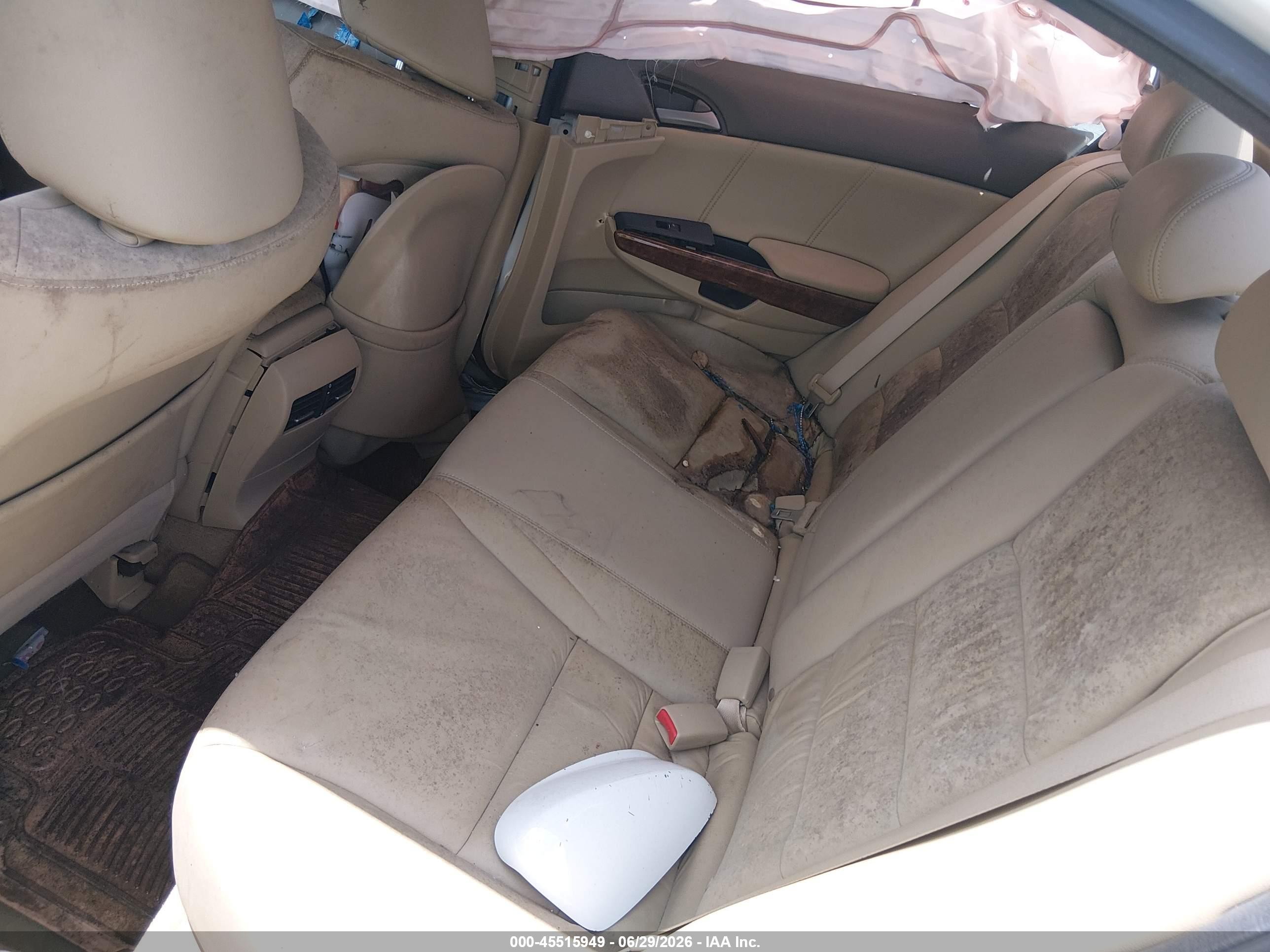 2010 Honda Accord 2.4 Ex-l Brown vin: 1HGCP2F84AA071572