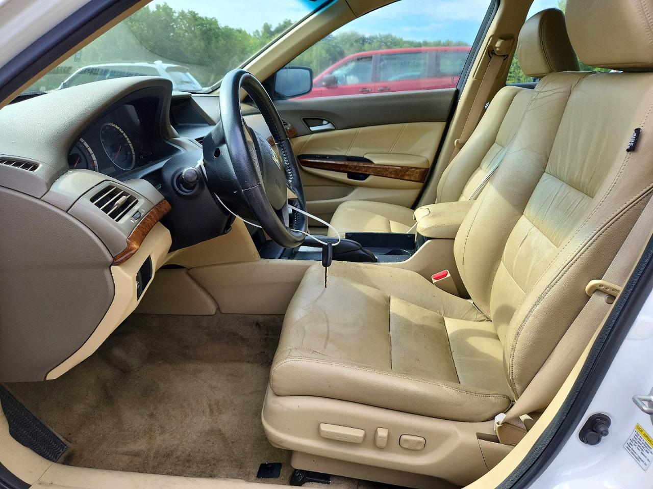 2010 Honda Accord Exl Белый vin: 1HGCP2F84AA104697