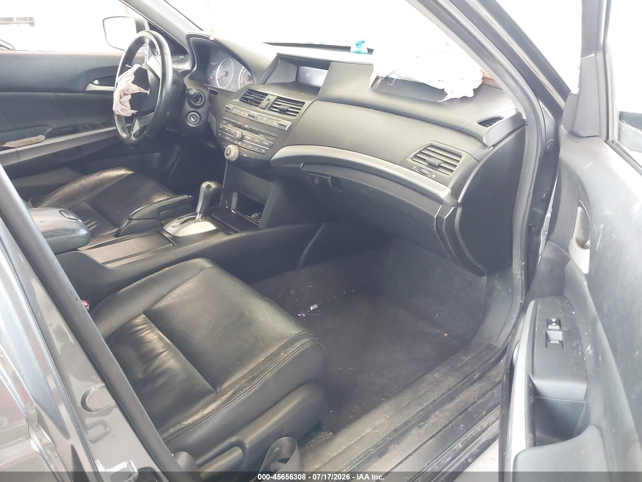 2010 Honda Accord 2.4 Ex-l Gray vin: 1HGCP2F84AA123735