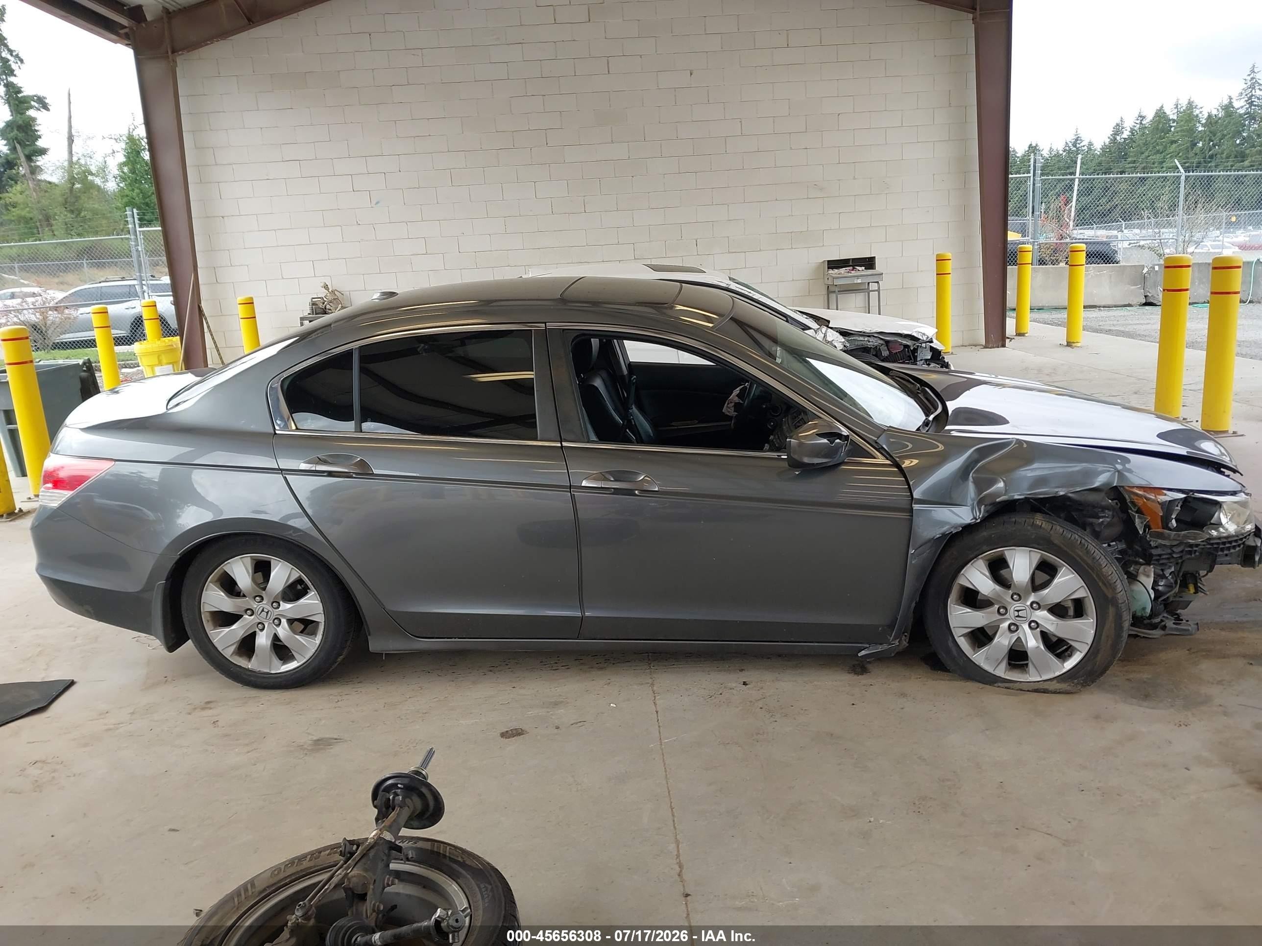 2010 Honda Accord 2.4 Ex-l Gray vin: 1HGCP2F84AA123735