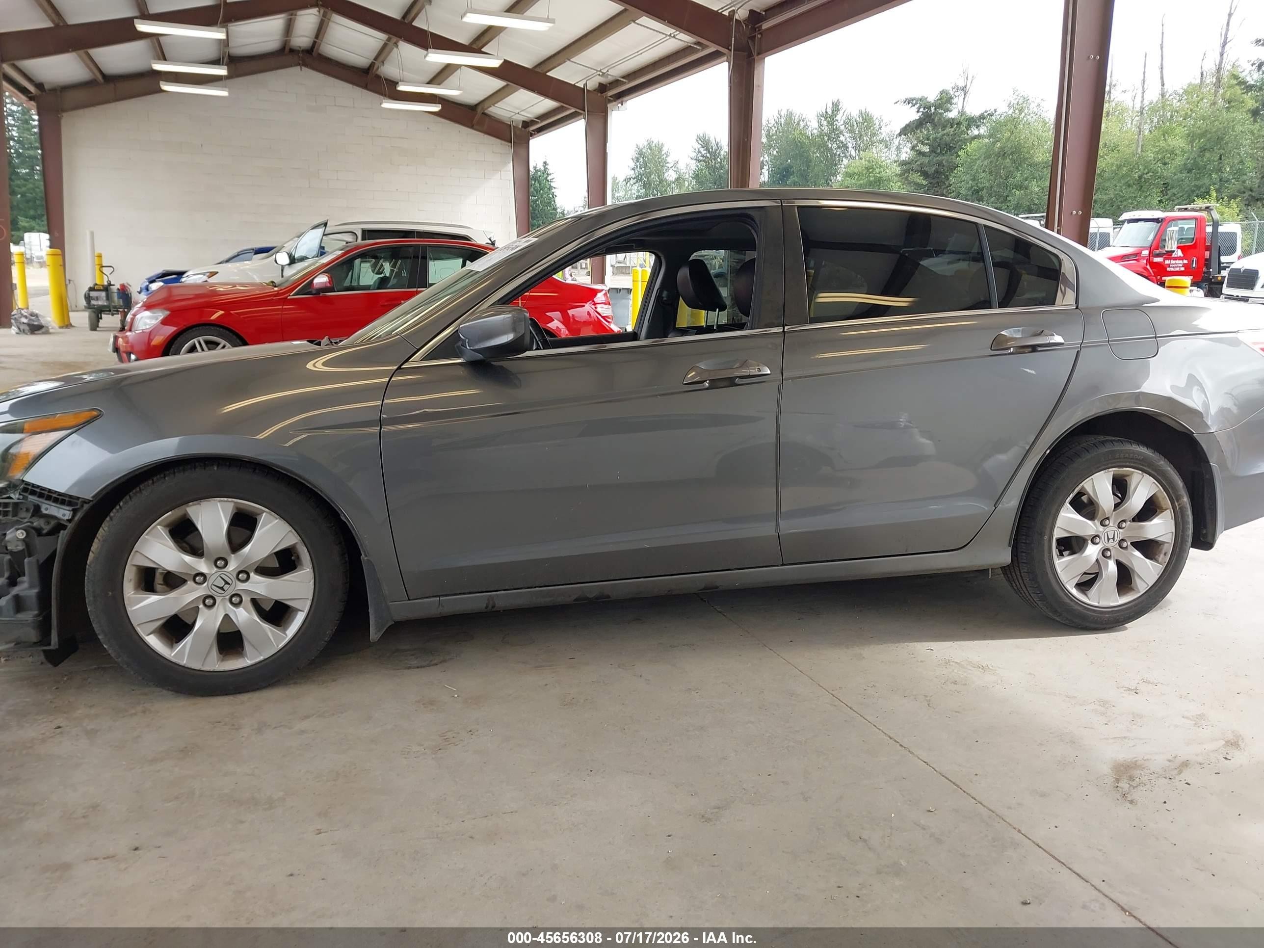 2010 Honda Accord 2.4 Ex-l Gray vin: 1HGCP2F84AA123735