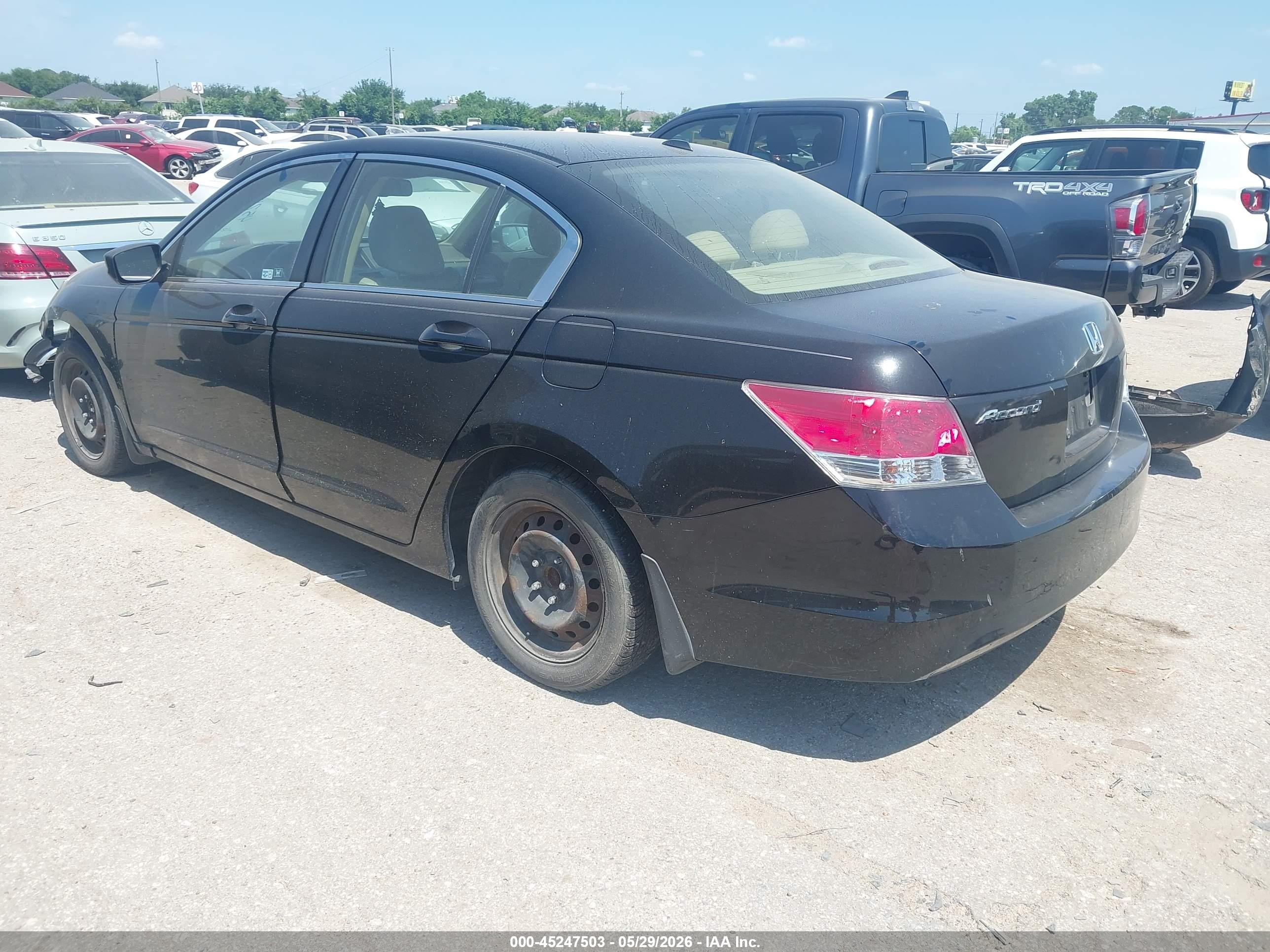 2010 Honda Accord 2.4 Ex-l Black vin: 1HGCP2F84AA177181