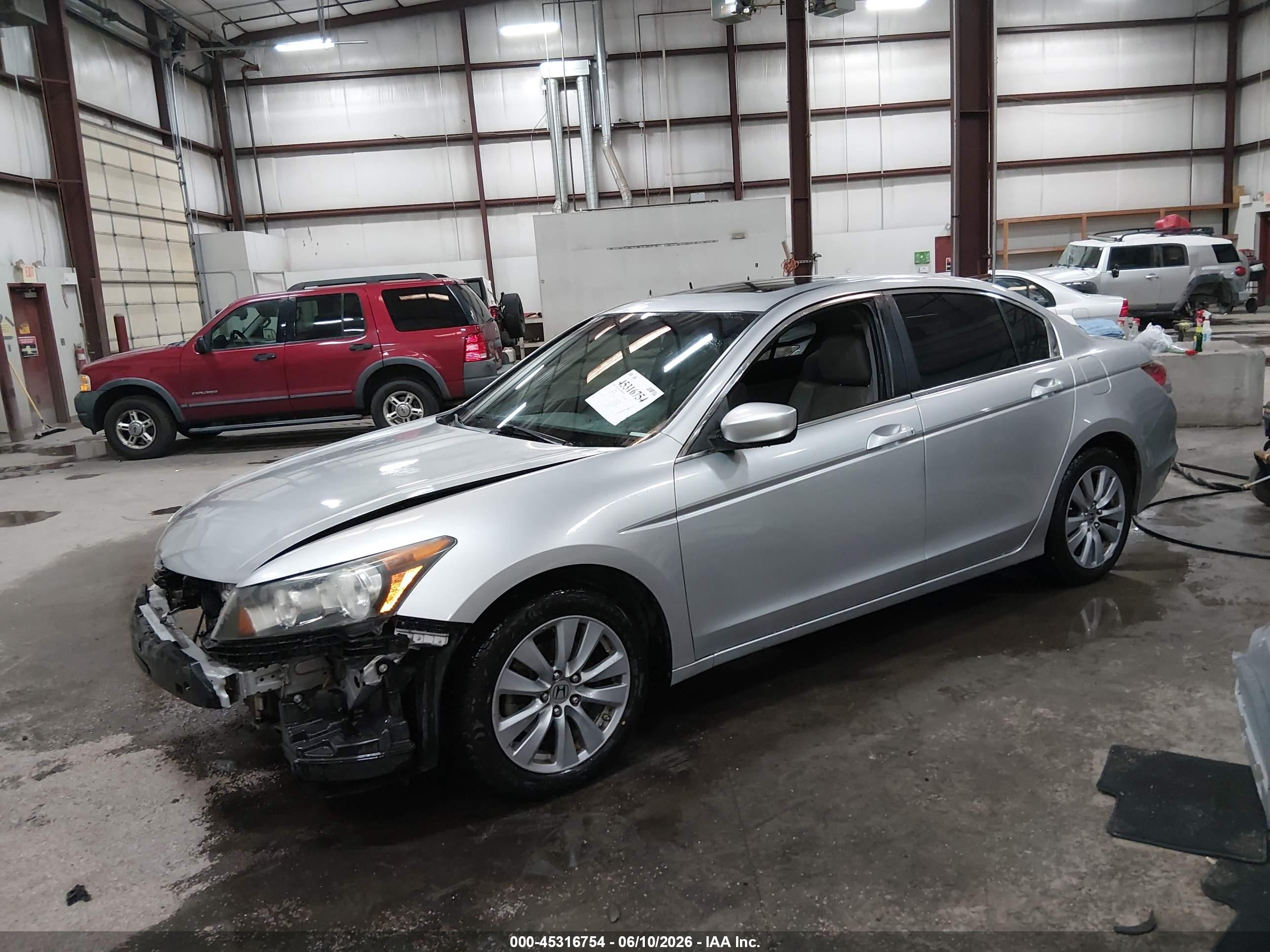 2011 Honda Accord 2.4 Ex-l Silver vin: 1HGCP2F84BA003564