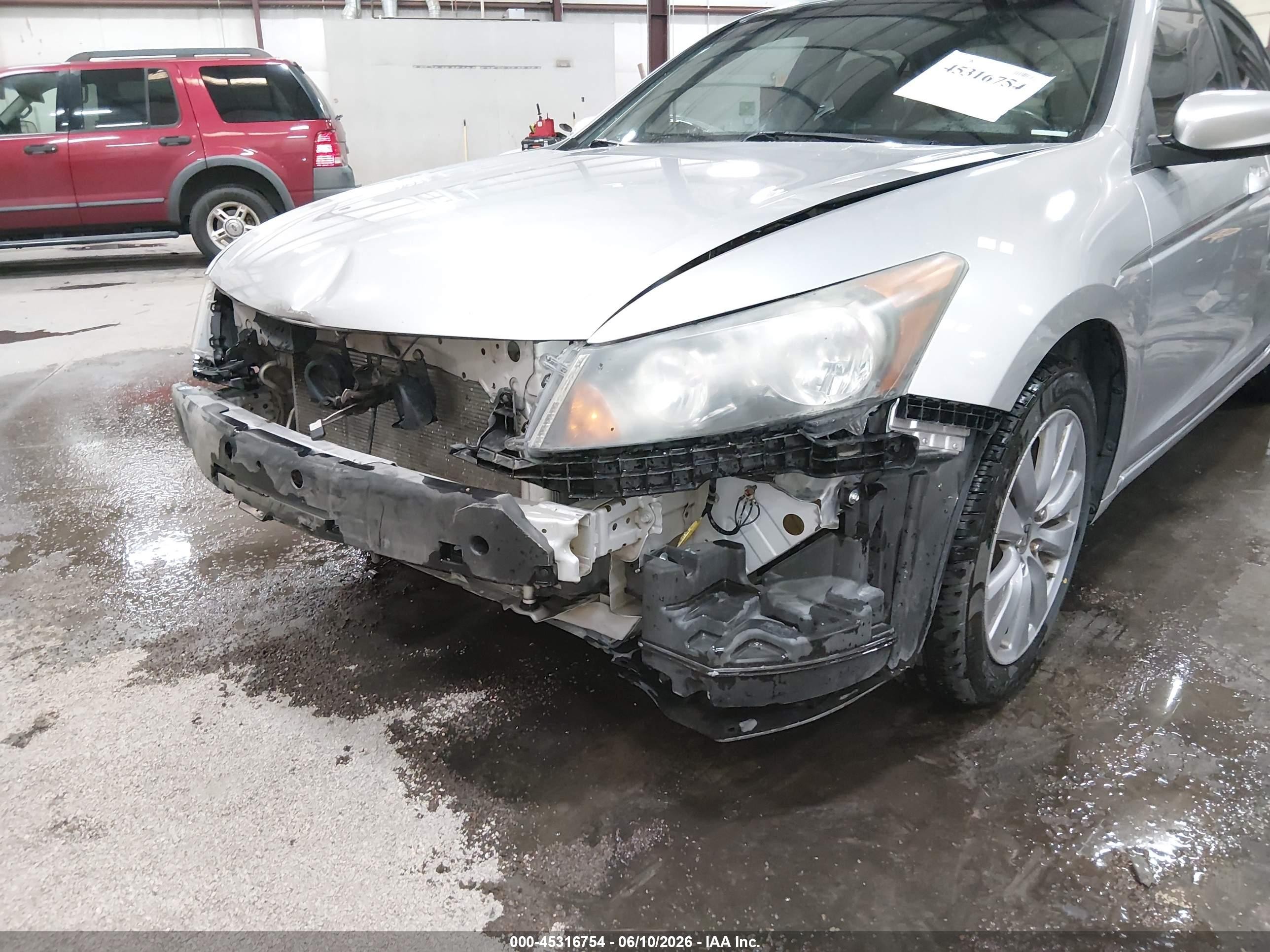 2011 Honda Accord 2.4 Ex-l Silver vin: 1HGCP2F84BA003564