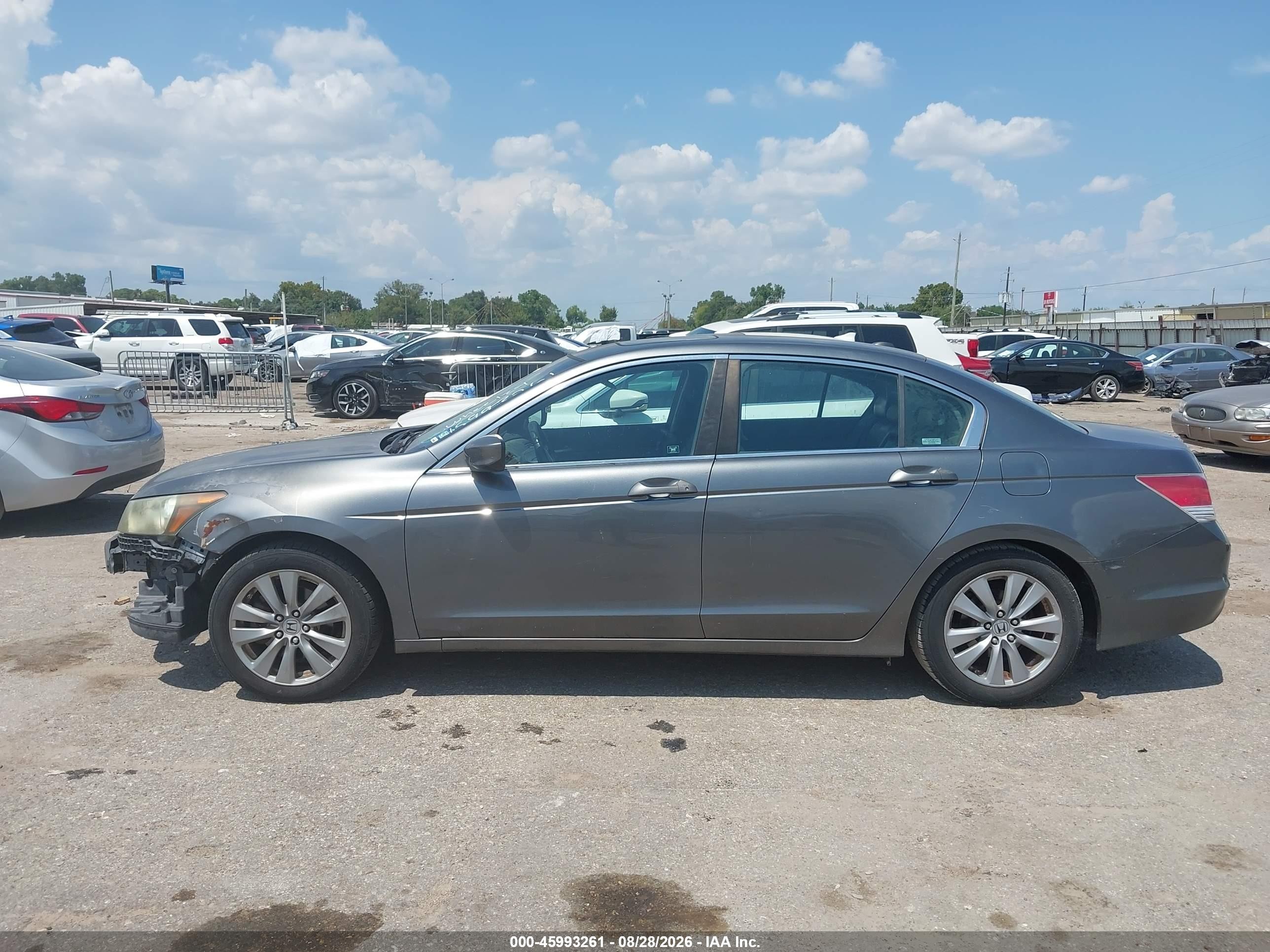 2011 Honda Accord 2.4 Ex-l Gray vin: 1HGCP2F84BA026908