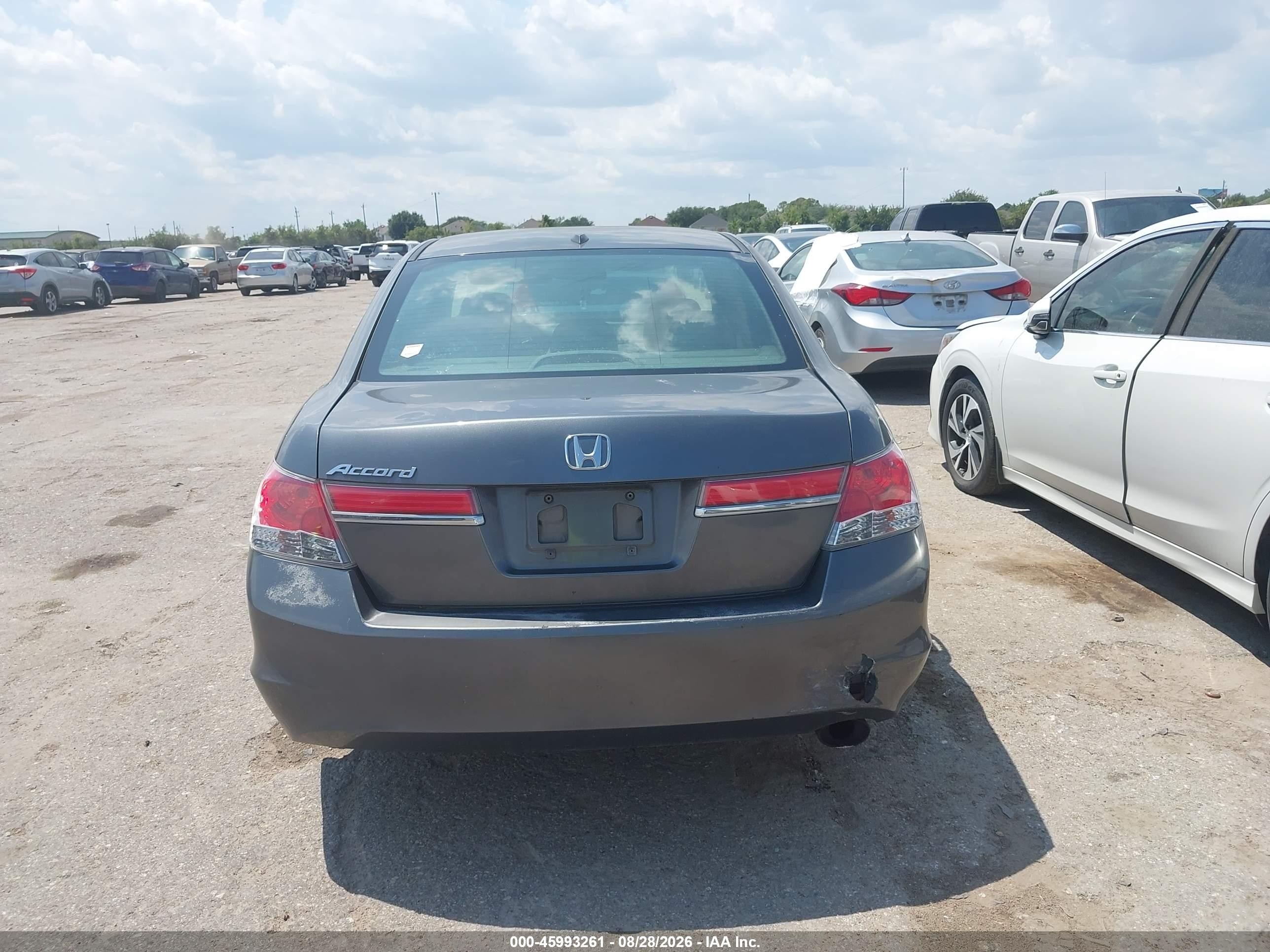 2011 Honda Accord 2.4 Ex-l Gray vin: 1HGCP2F84BA026908