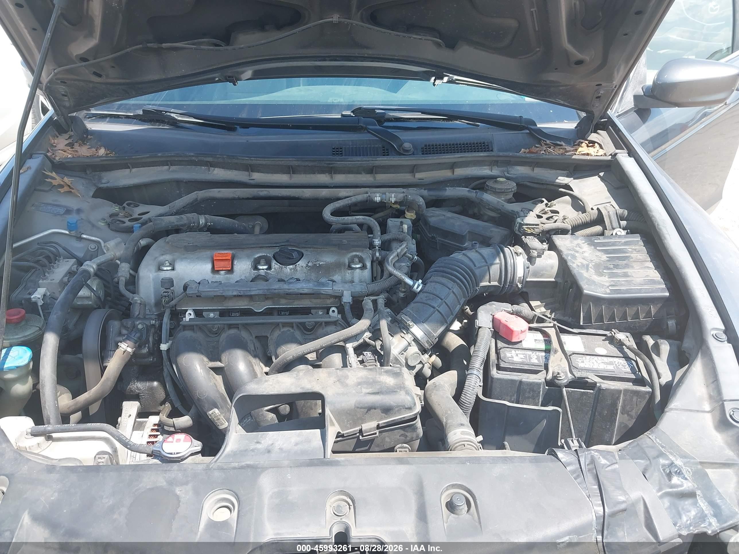 2011 Honda Accord 2.4 Ex-l Gray vin: 1HGCP2F84BA026908