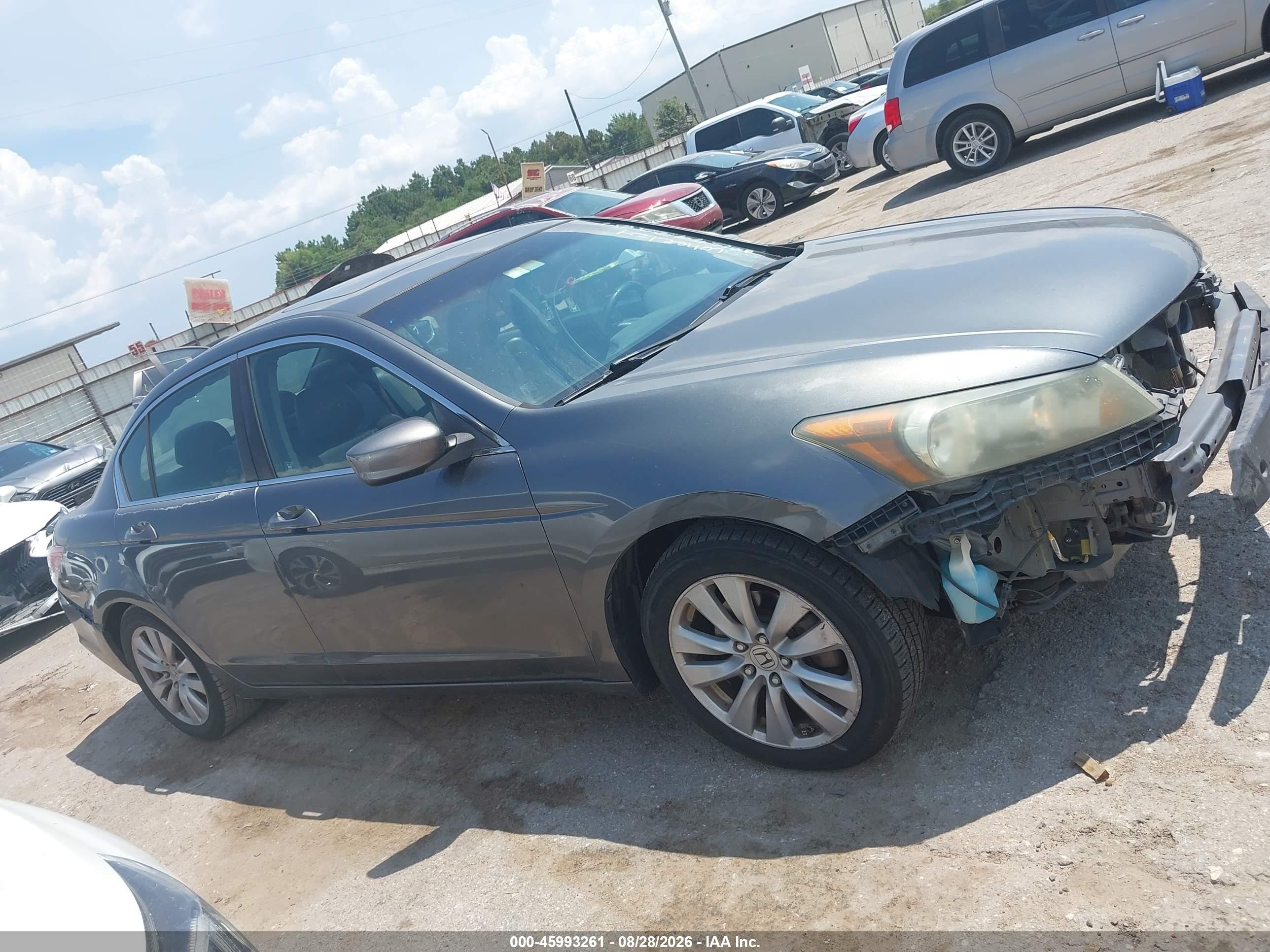 2011 Honda Accord 2.4 Ex-l Gray vin: 1HGCP2F84BA026908