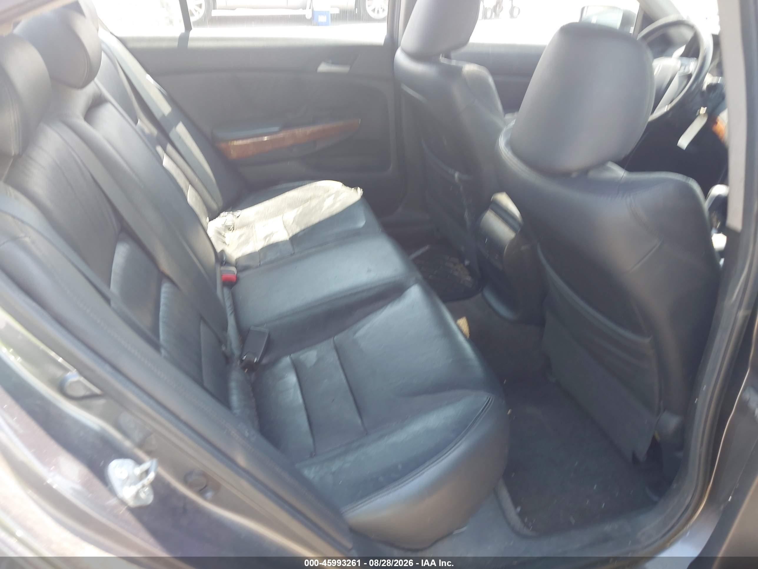 2011 Honda Accord 2.4 Ex-l Gray vin: 1HGCP2F84BA026908
