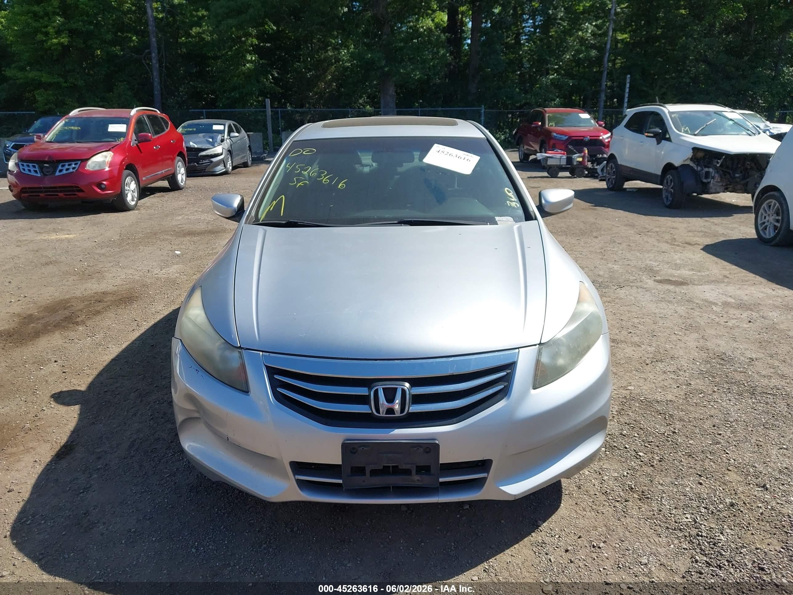 2011 Honda Accord 2.4 Ex-l Silver vin: 1HGCP2F84BA038105