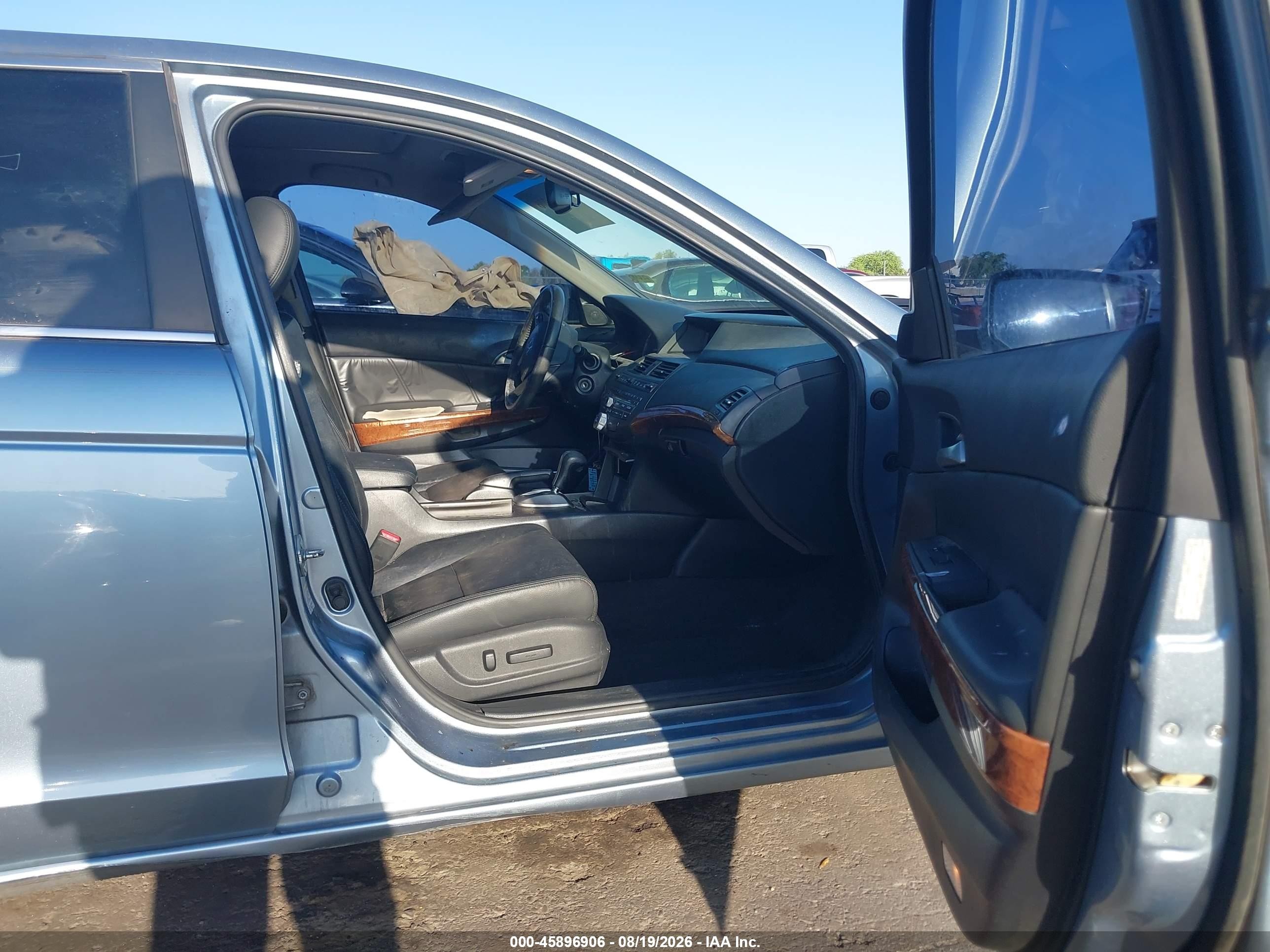 2011 Honda Accord 2.4 Ex-l Blue vin: 1HGCP2F84BA041246
