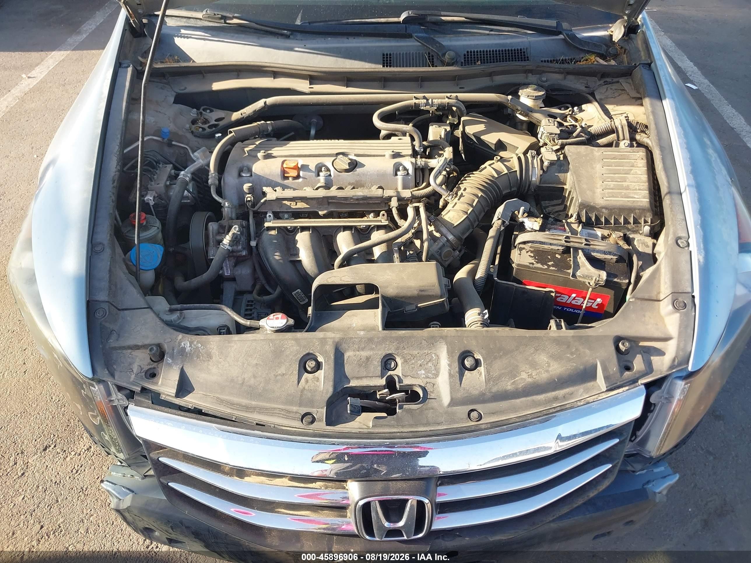 2011 Honda Accord 2.4 Ex-l Blue vin: 1HGCP2F84BA041246