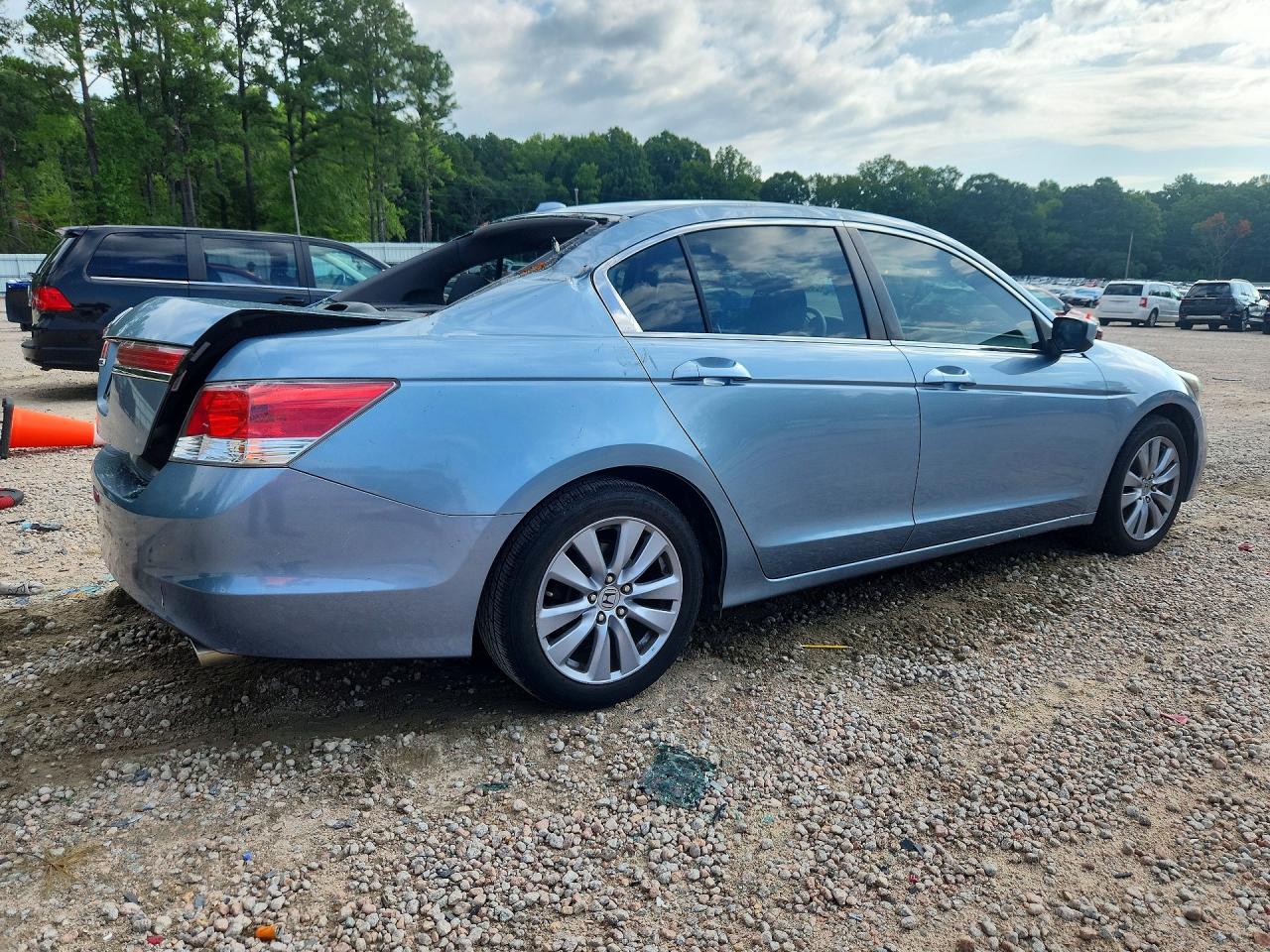 2011 Honda Accord Exl Синий vin: 1HGCP2F84BA052196
